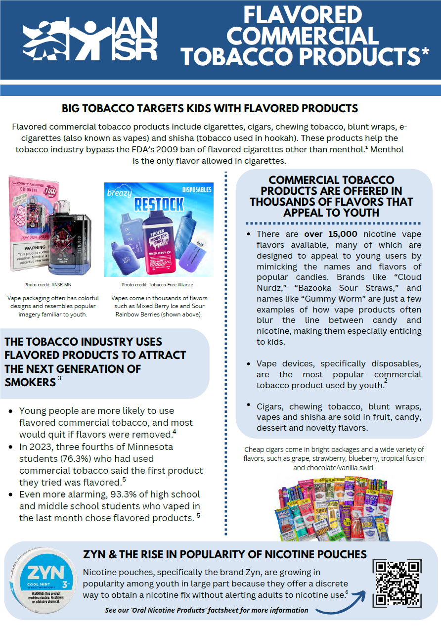 ANSR Flavored Commercial Tobacco Product 1 of 2 pages