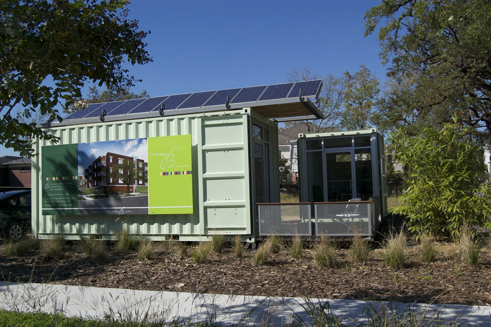 Shipping container sales center