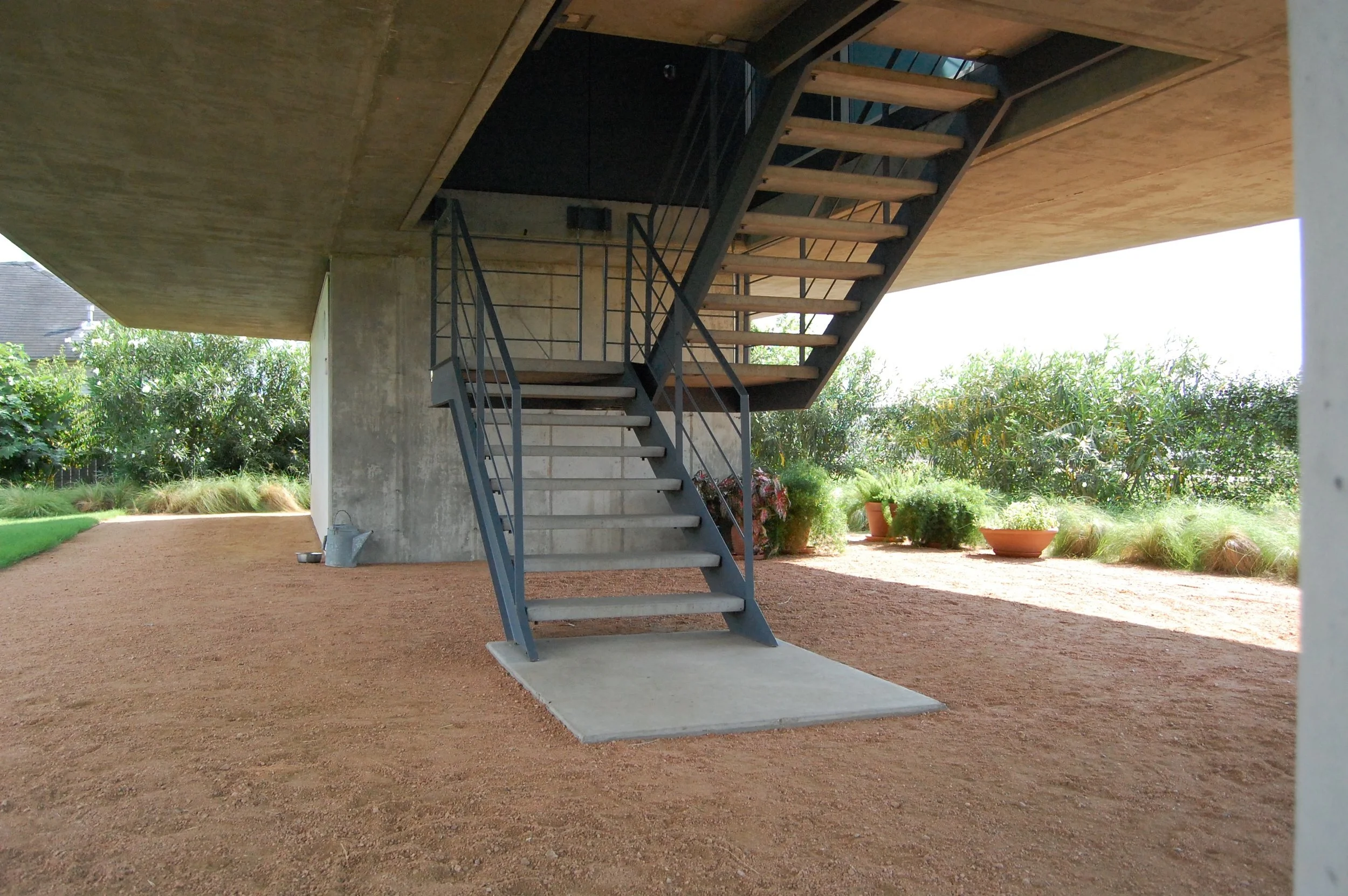 Self staircase and railing
