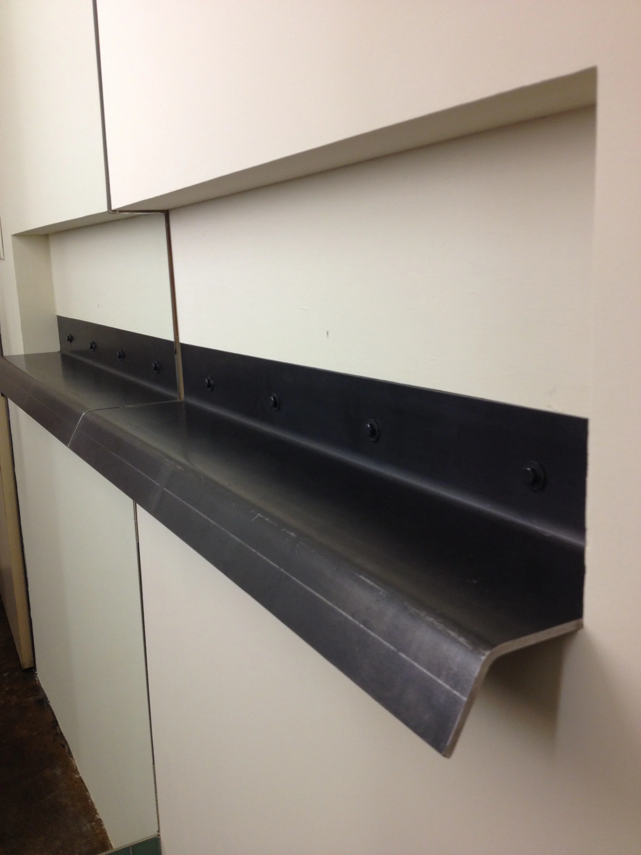 Vanity shelving
