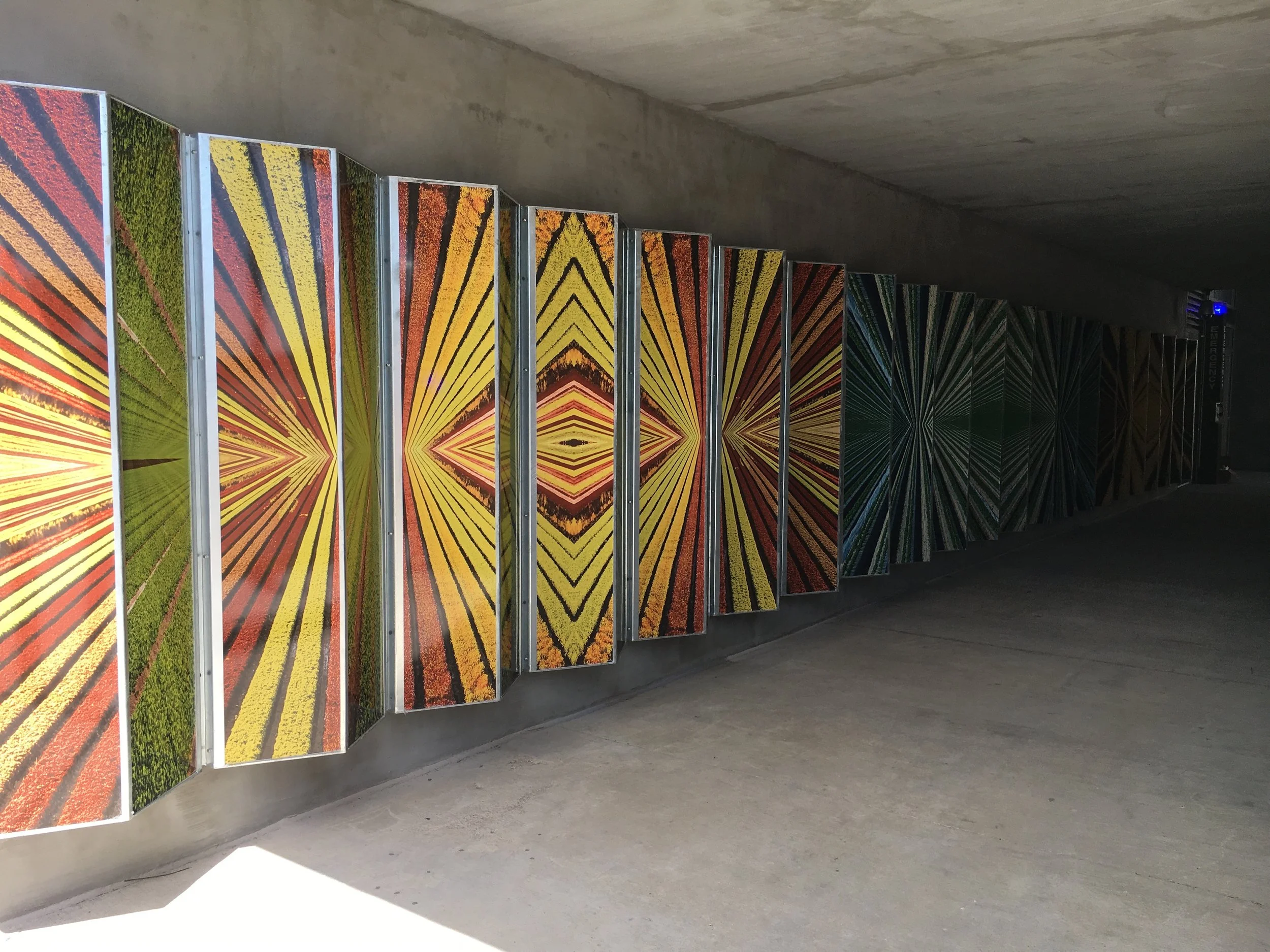 Installation of Chromatic Harvest - Arvada