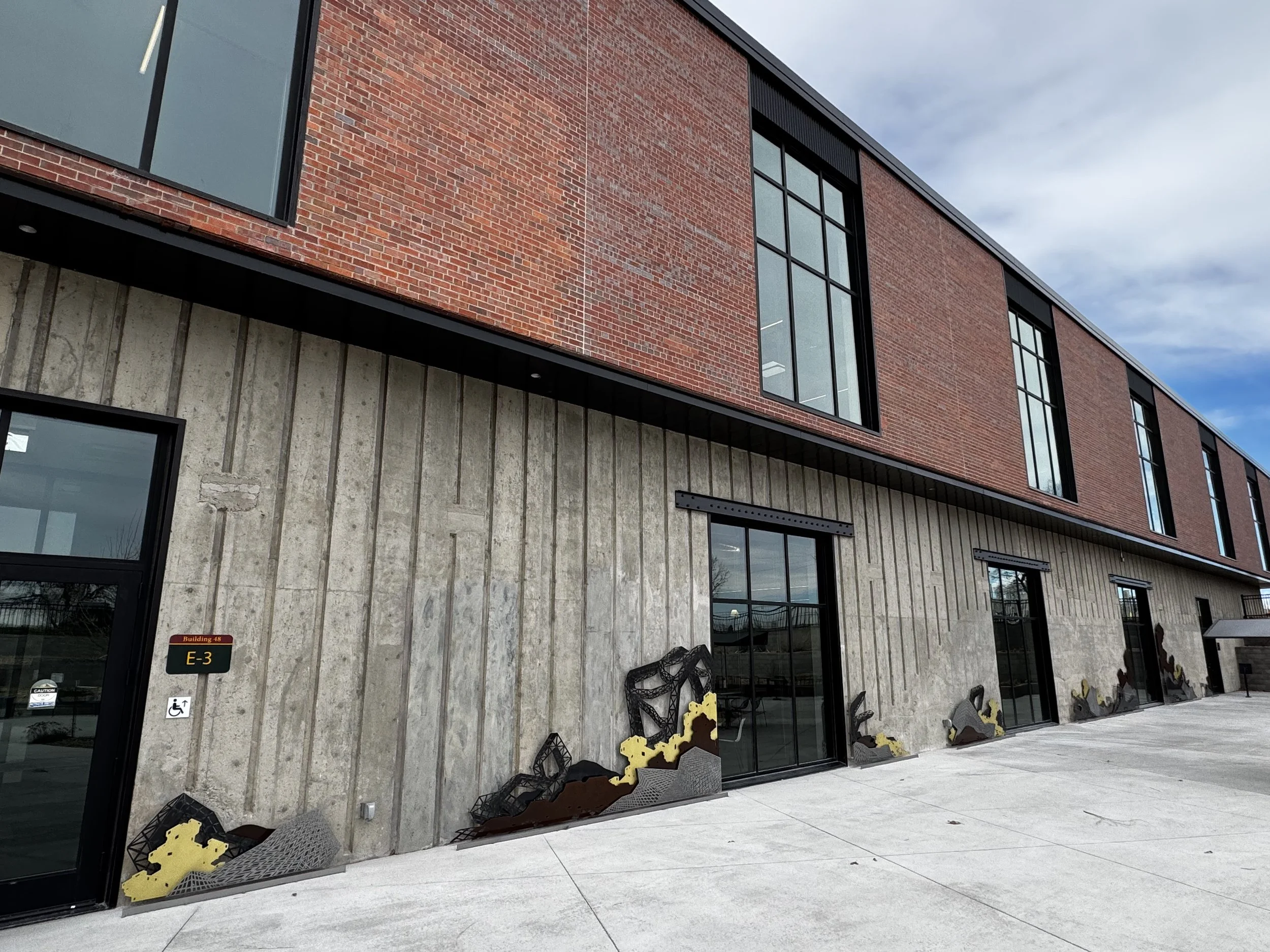 Installation of Nicola Lopez -  HORIZON 48 in Lakewood Colorado