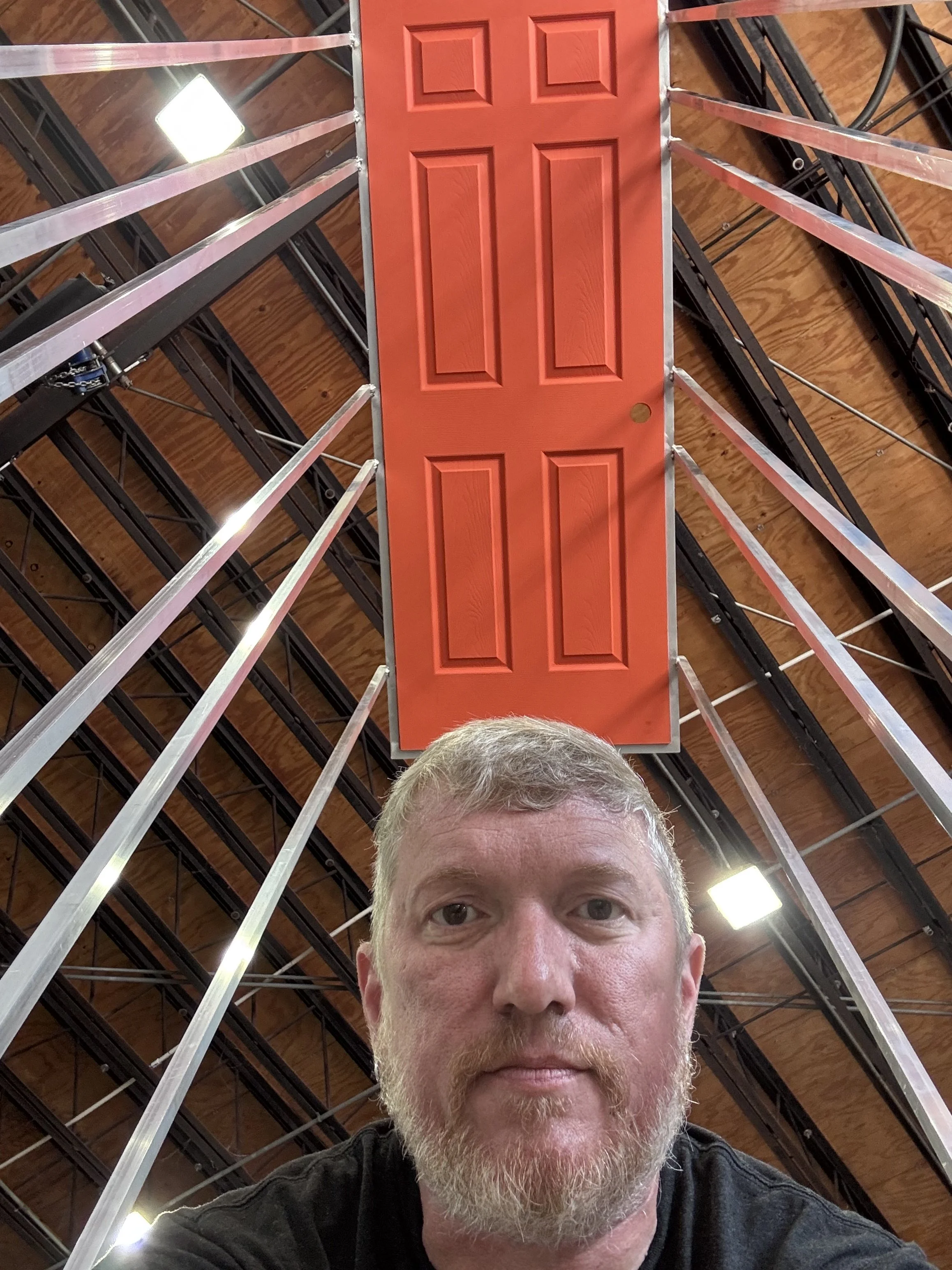Fabrication and Installation of "The Door to Mountport" in Houston Texas