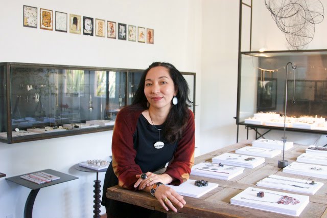  April Higashi in Shibumi Gallery / photo credit ~ Jaymie Scott