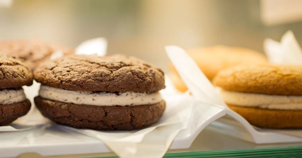 Now serving up two flavors of whoopie pies - cookies & cream and peanut butter banana.