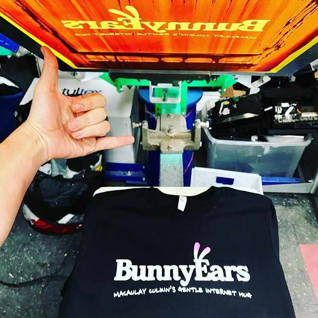 #official shirt lab for @bunnyearspodcast 👩⚖️ 🌟 🏆 Check out their podcast and especially check out their merch store. 😉 #shirts #are #the #answer #videogamestootho