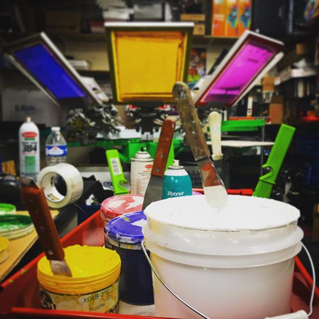 #thecolors #theyspeak #listen #watch #sleep #screenprinting #inkheaven #smearcampaign