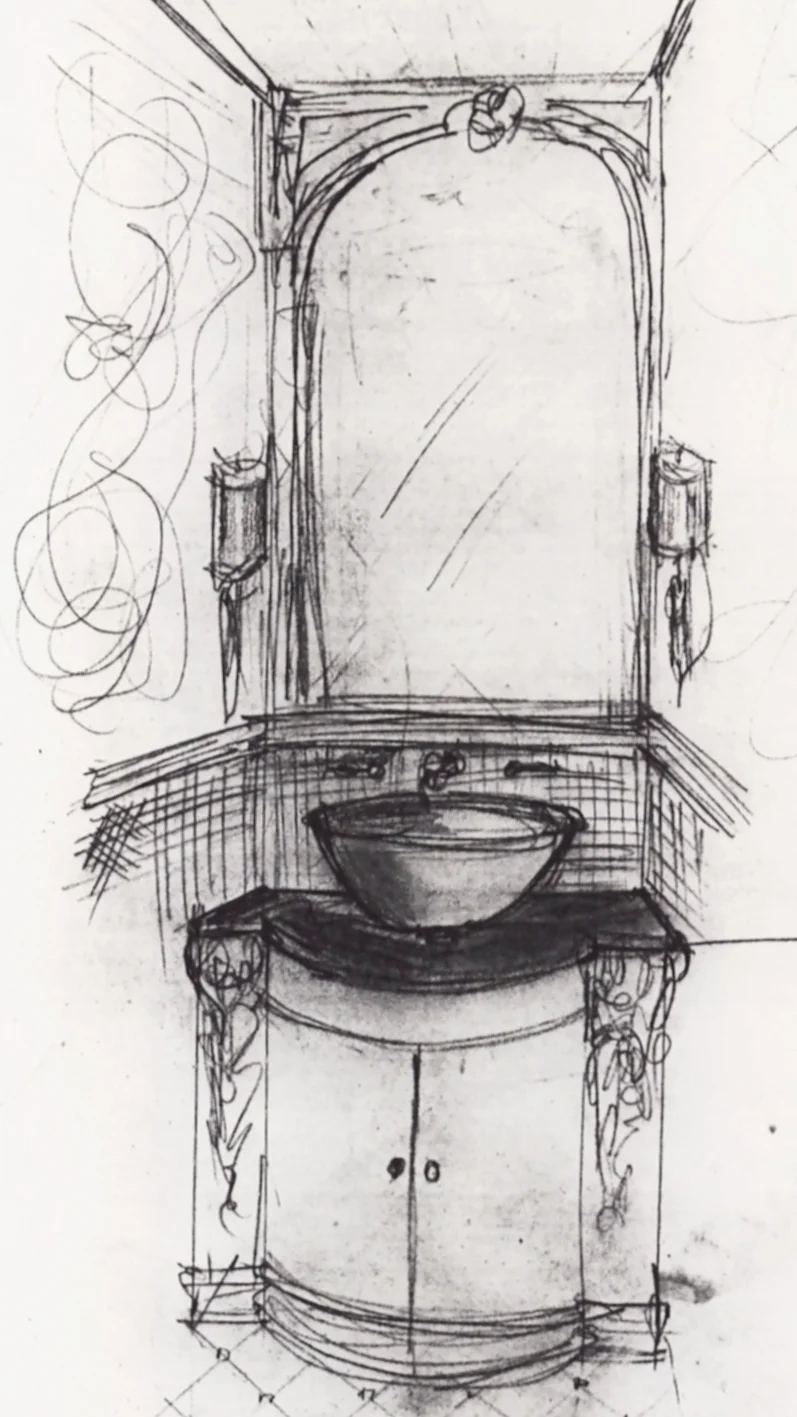 Powder Bath Concept Sketch