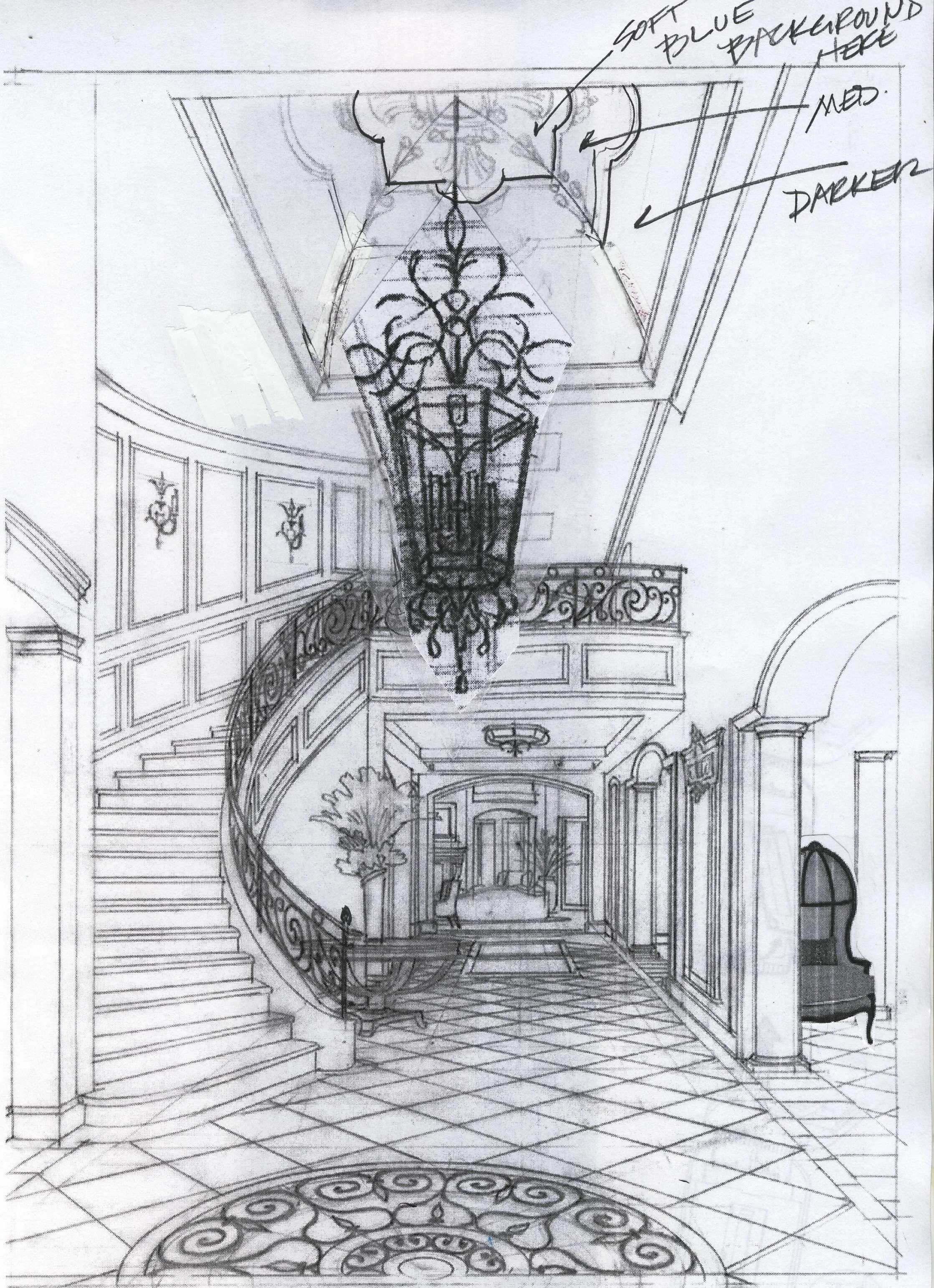 Entry Way Concept Sketch