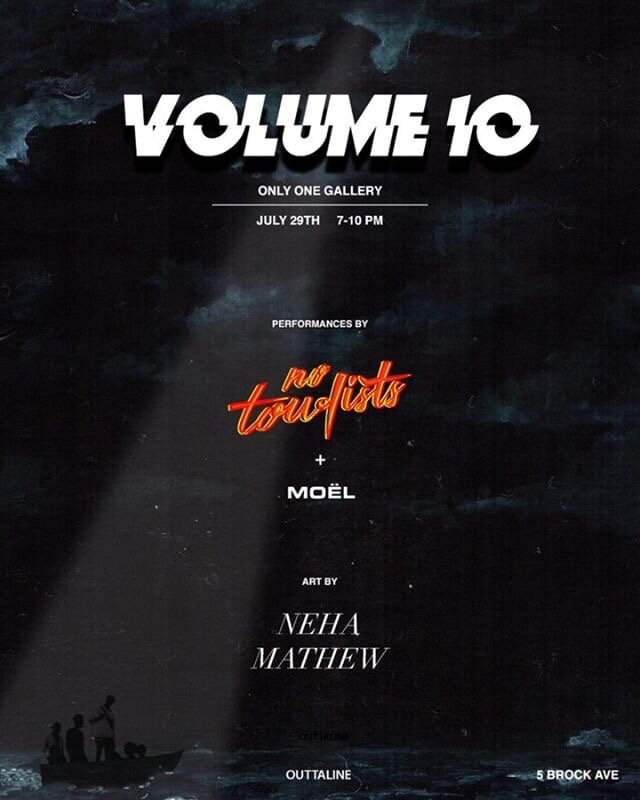         &lt;/iframe&gt;"        

 
   Volume Episode 10 at  OnlyOneGallery   Performances by Moël and No Tourists ( @etrnlmoel  and  @aintnotourists )  Installation by Neha Mathew ( @three6angel )  Film Photography by  @outta.line   Volume is a show