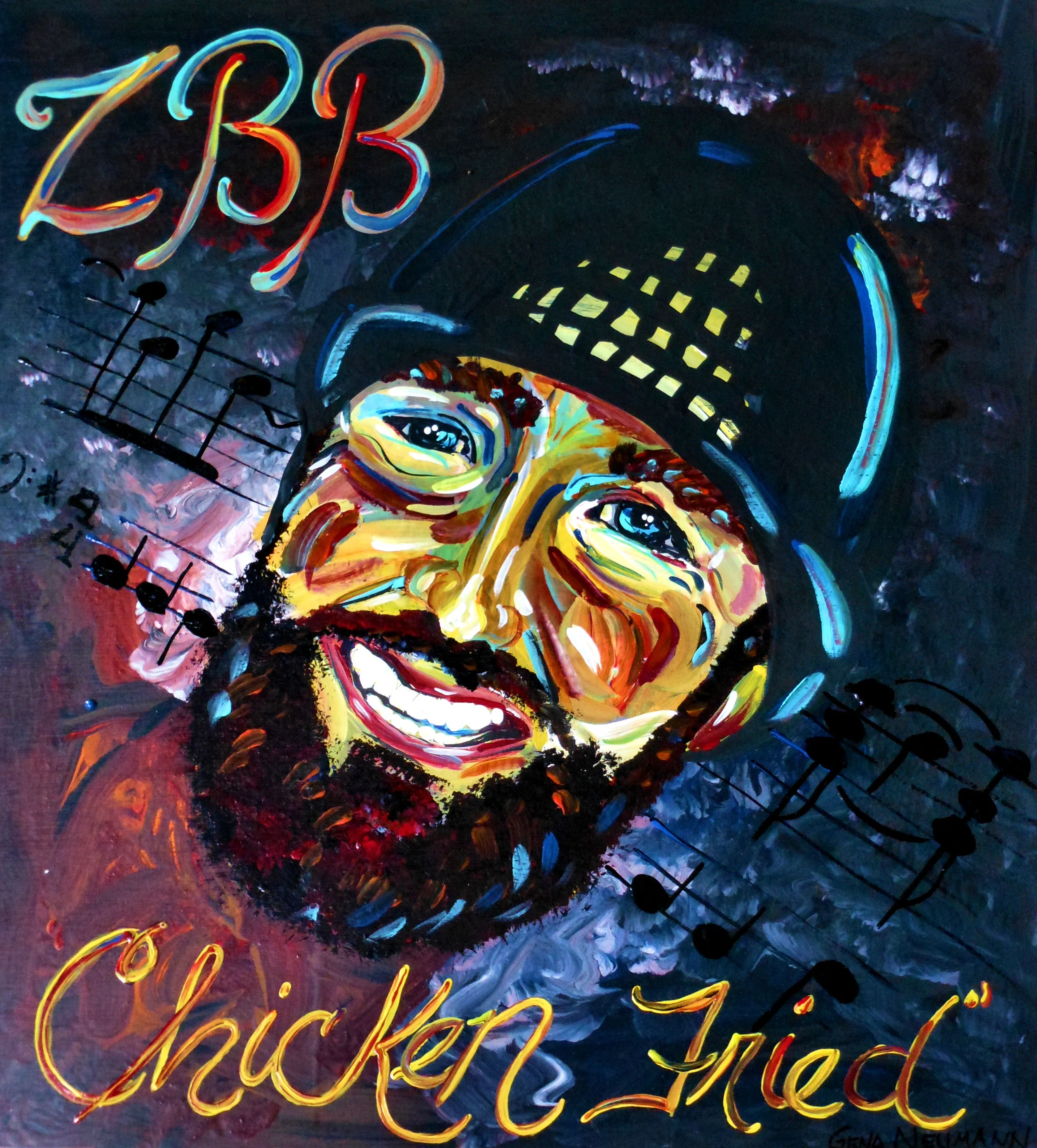 Commissioned Event Piece on wood