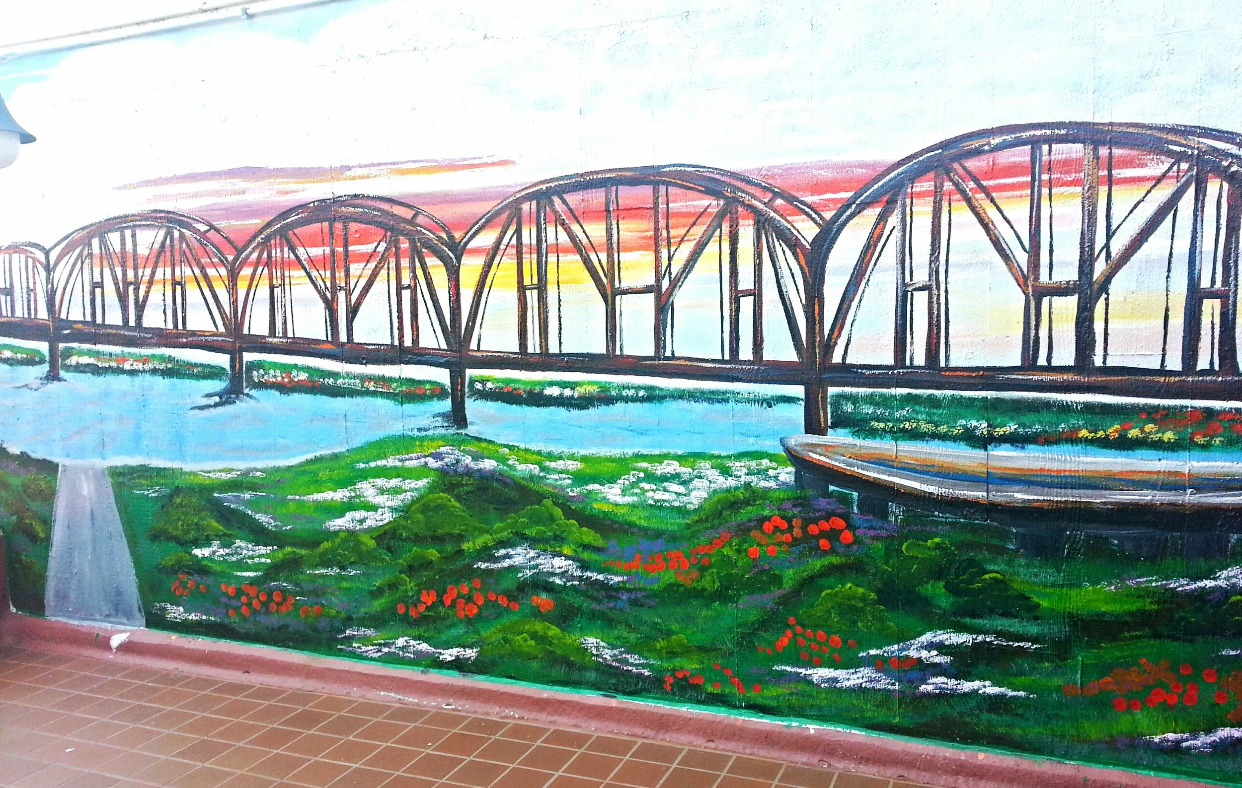 Outdoor Mural at Parkway Medical