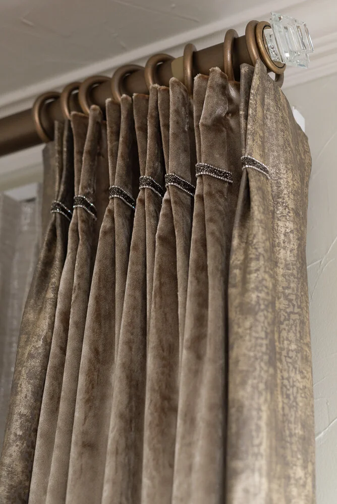 Custom Window Treatments, Draperies, and more in McAllen, Texas, Serving Luxury Homes in the Rio Grande Valley, quality services Well Designed Windows by Alejandra Canales Design Studio. Professional Drapery Workroom and Studio in McAllen, Texas.