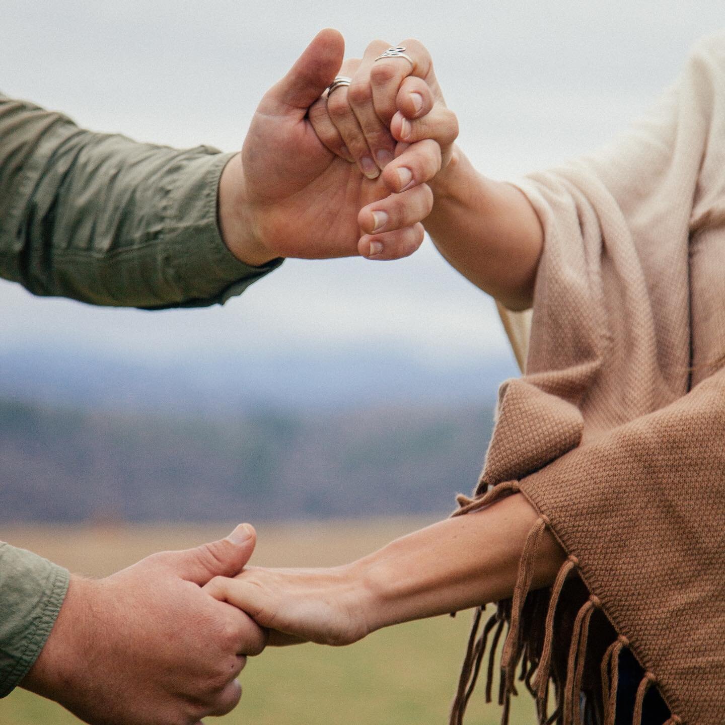 &ldquo;Your hand fits mine like it&rsquo;s made just for me&rdquo;... Don&rsquo;t be afraid to schedule a shoot in the winter. A super cloudy day is perfect for picture taking and makes the lighting so even and dreamy. #ashevilleportraitphotographer 