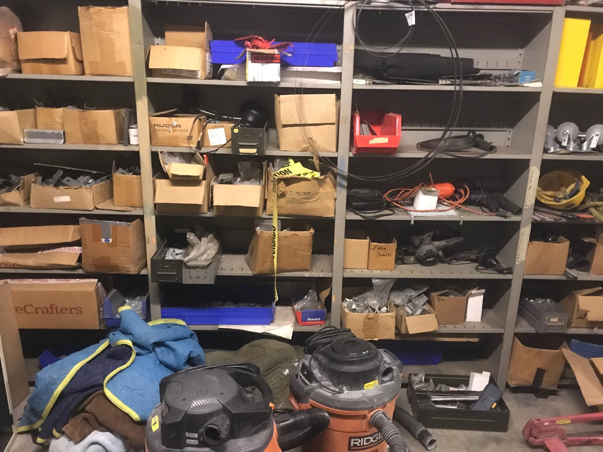Tool Cage Before