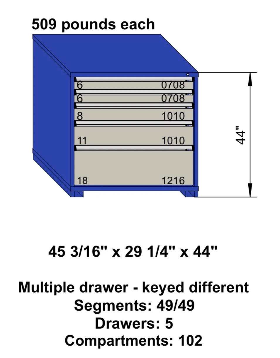 Borroughs - 5 Drawer Cabinet