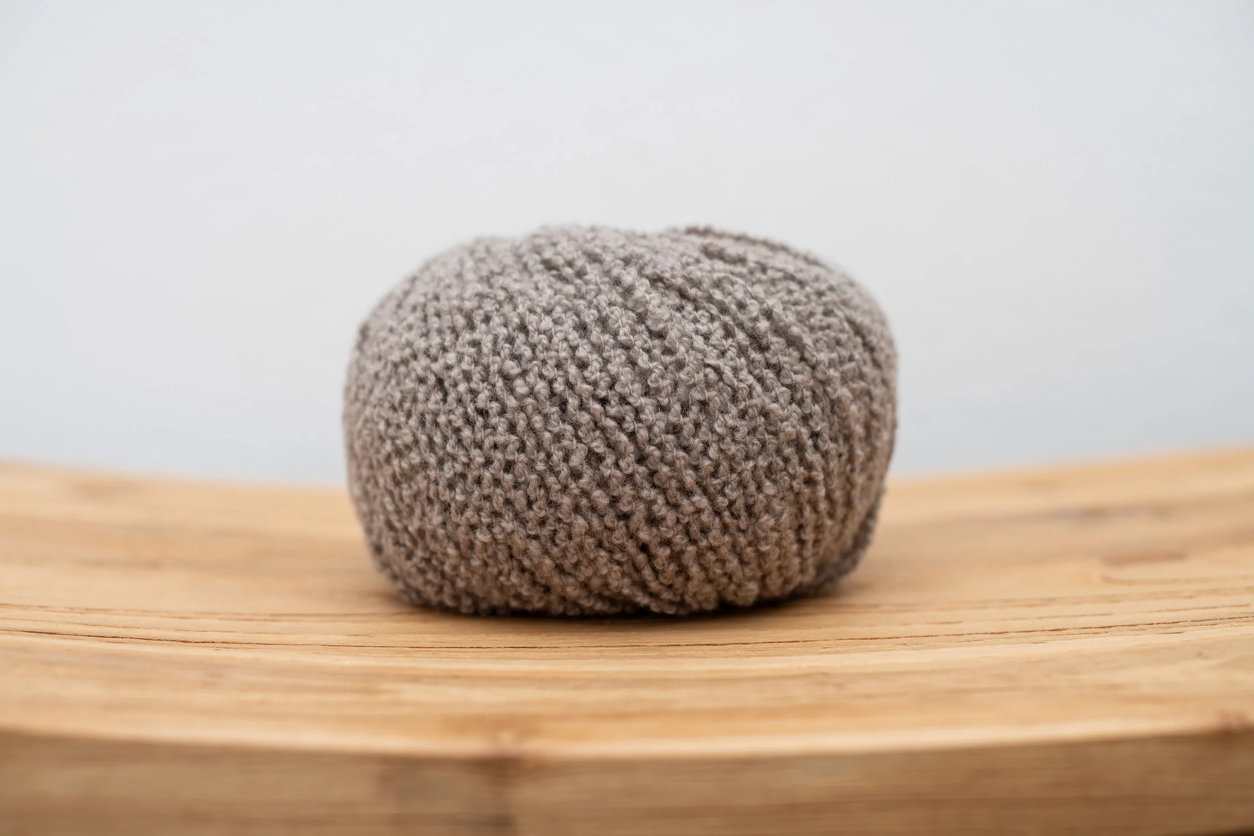 Lamana Como Grande Boucle yarn in the color Muscat for Julie Hoover Bailey knitting project kit
