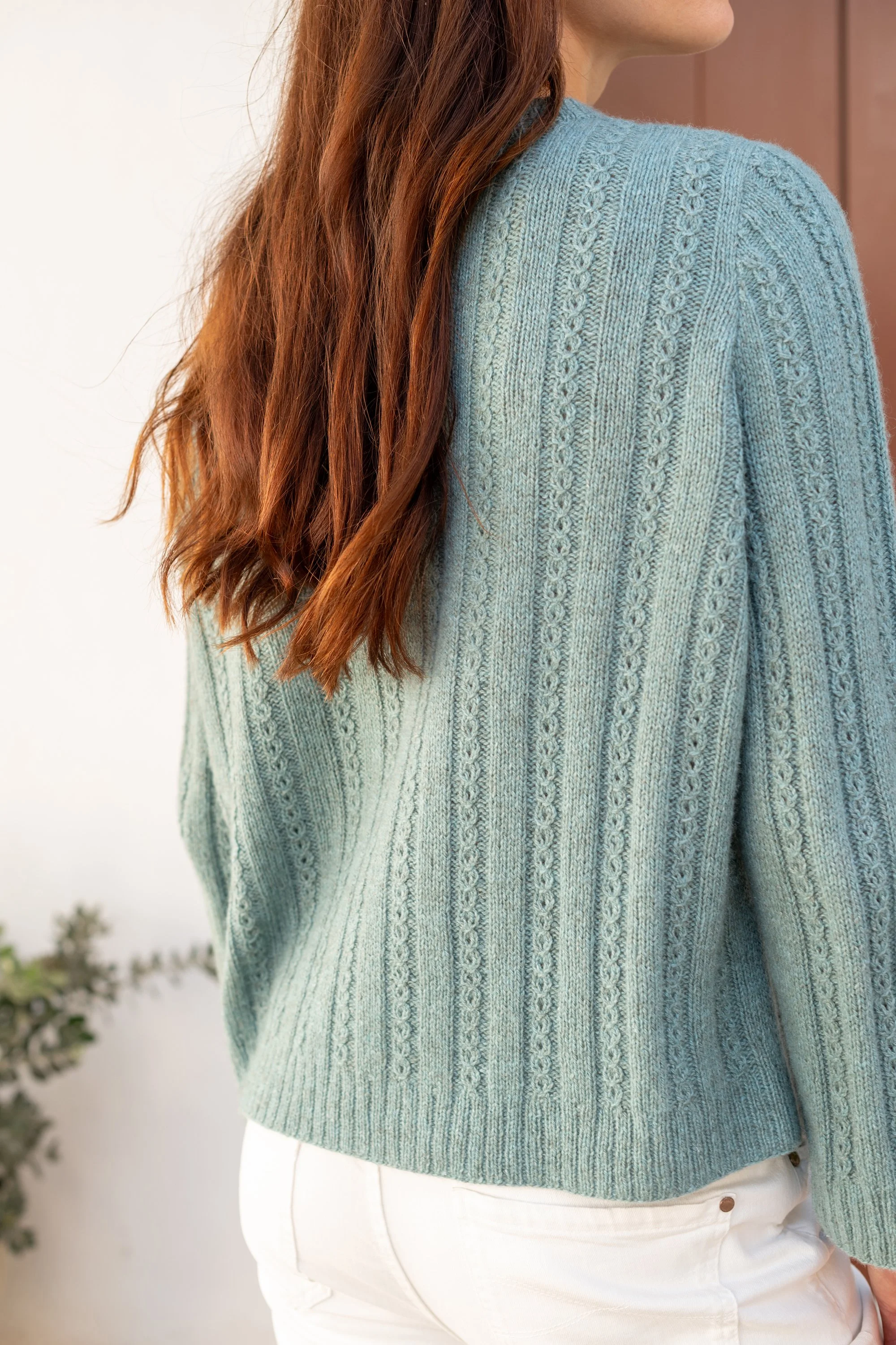 Catalina sweater pattern designed by Julie Hoover