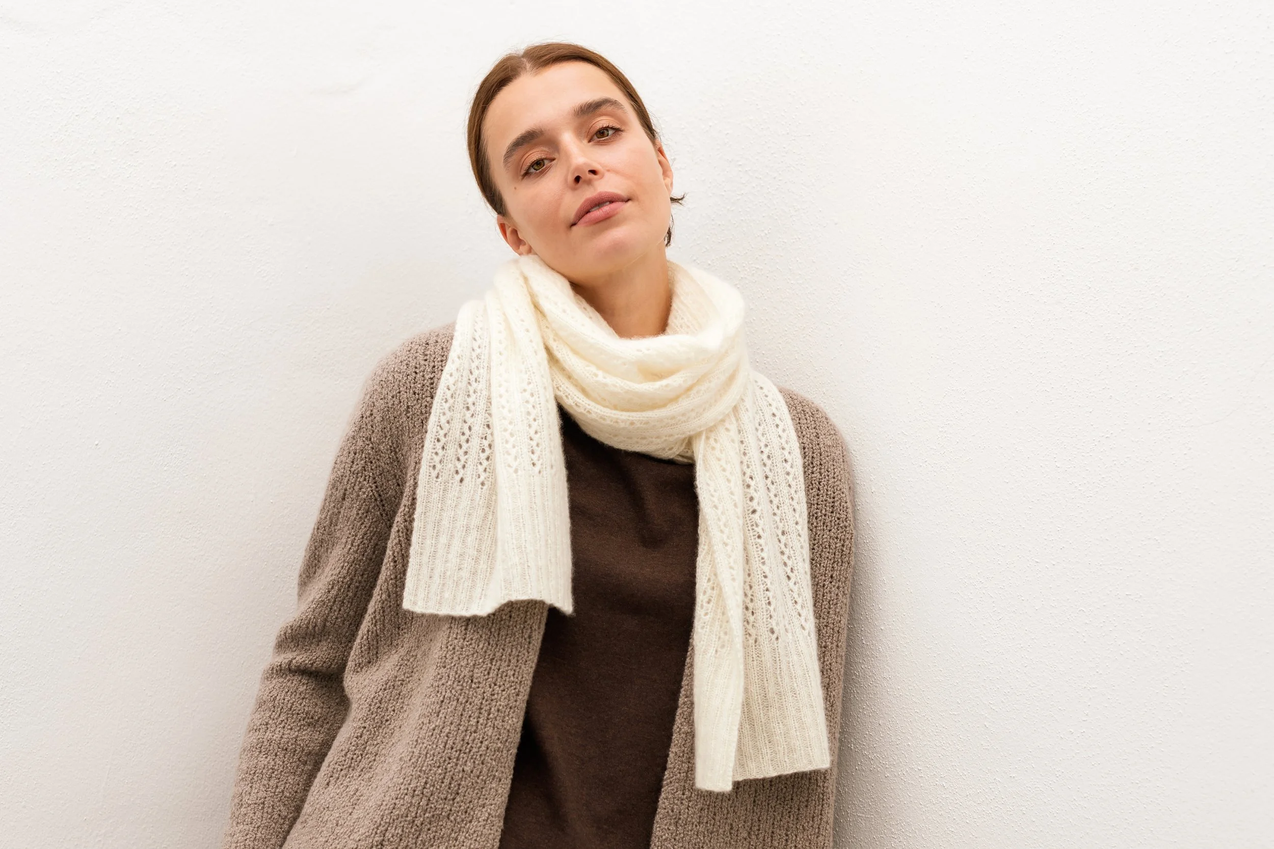 Sabine Cashmere & Silk Scarf by Julie Hoover