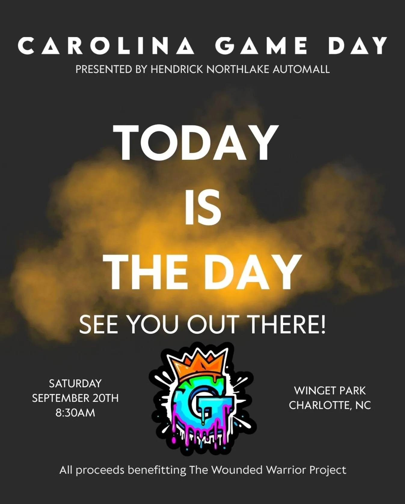 Today is the day, folks!

We are so excited to get out there and see what you&rsquo;ve got!

Check-ins begin at  8:30AM and game time will soon kick off afterwards!

(Any messages or questions sent via DM will have a delayed response due to the day&r