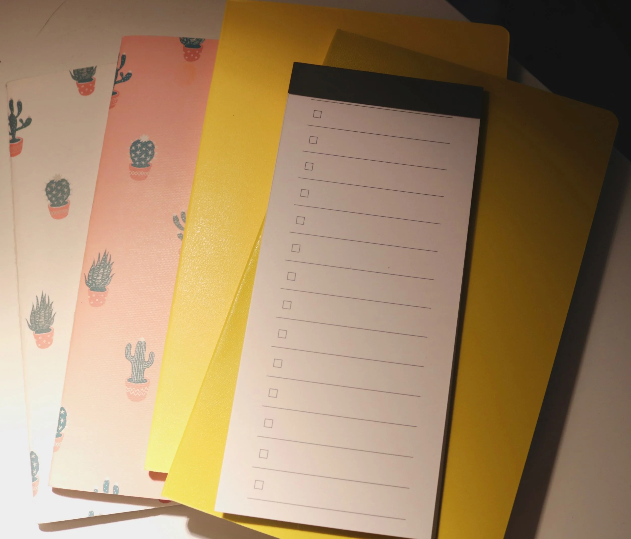 the memo pad I use for my daily to-do list's and it's from Muji!