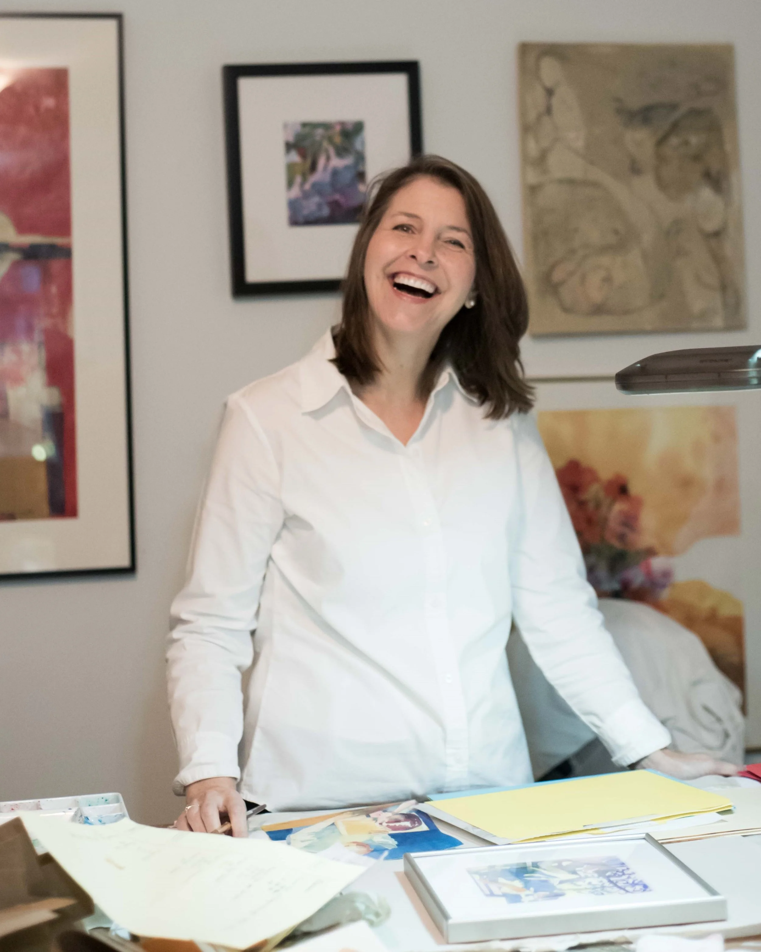 Carolyn welcomes you to her studio!