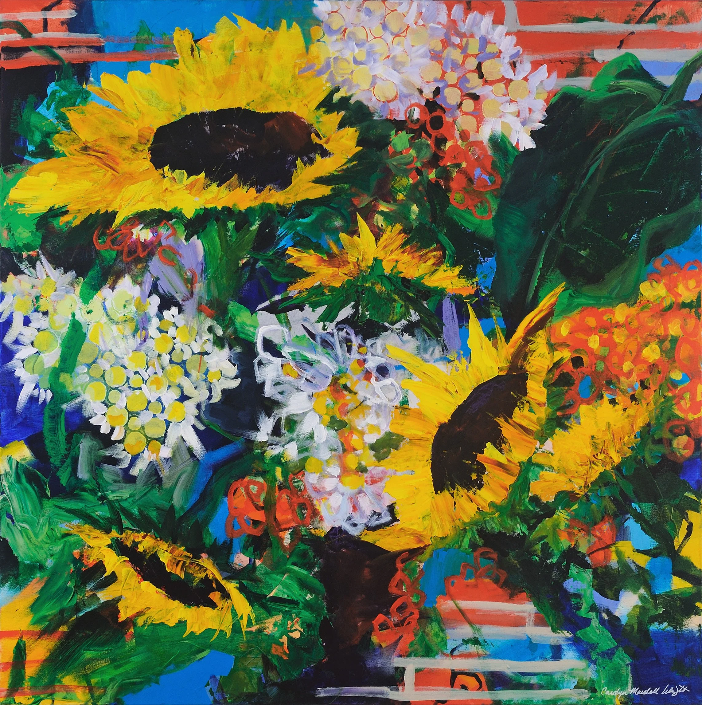 Urban Garden (36" x 36")
