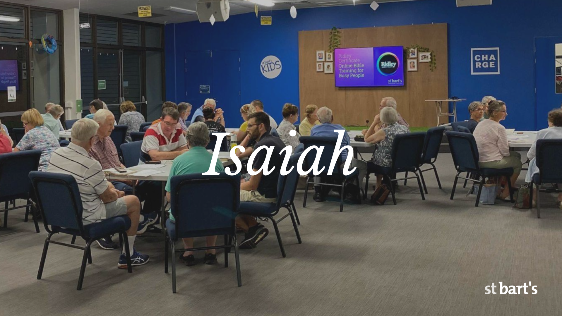 St Barts - Ridley Certificate: Isaiah