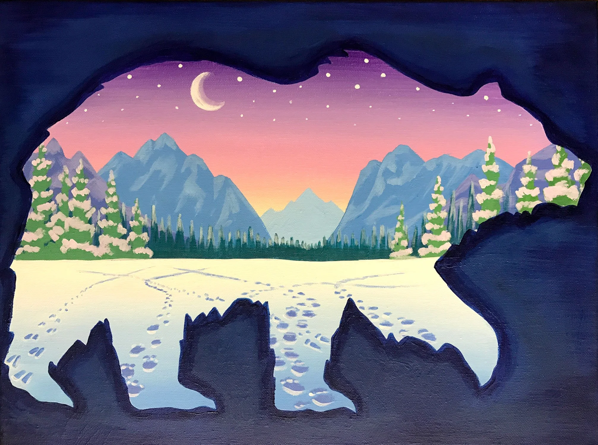 Wanderlust Paint and Drink 2/16