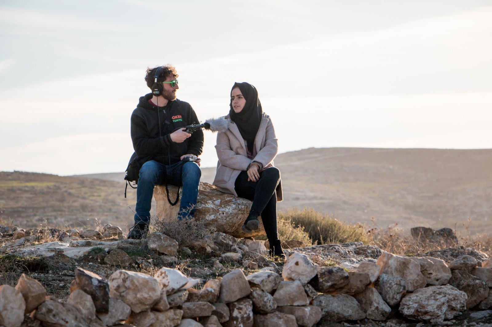 Max and Samiha in Tuwani