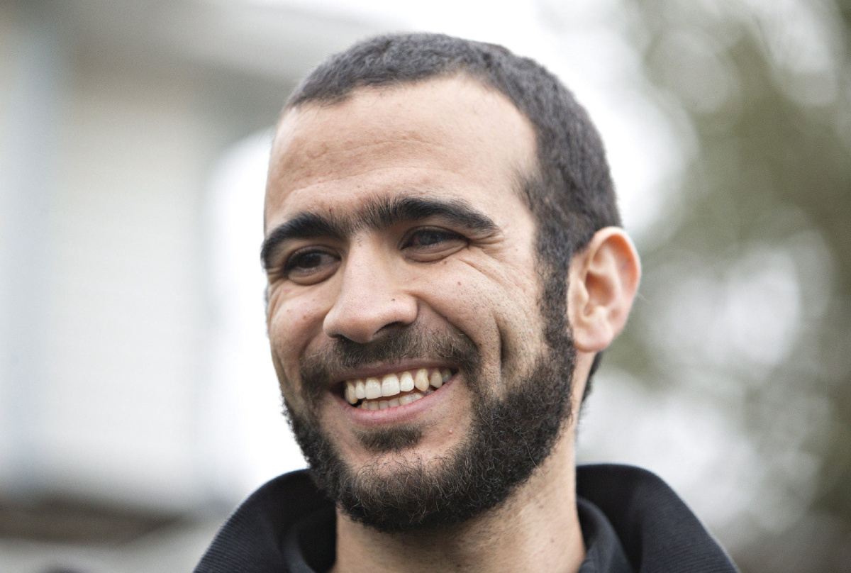 Omar Khadr, following his release from Canadian prison in 2015//AFP