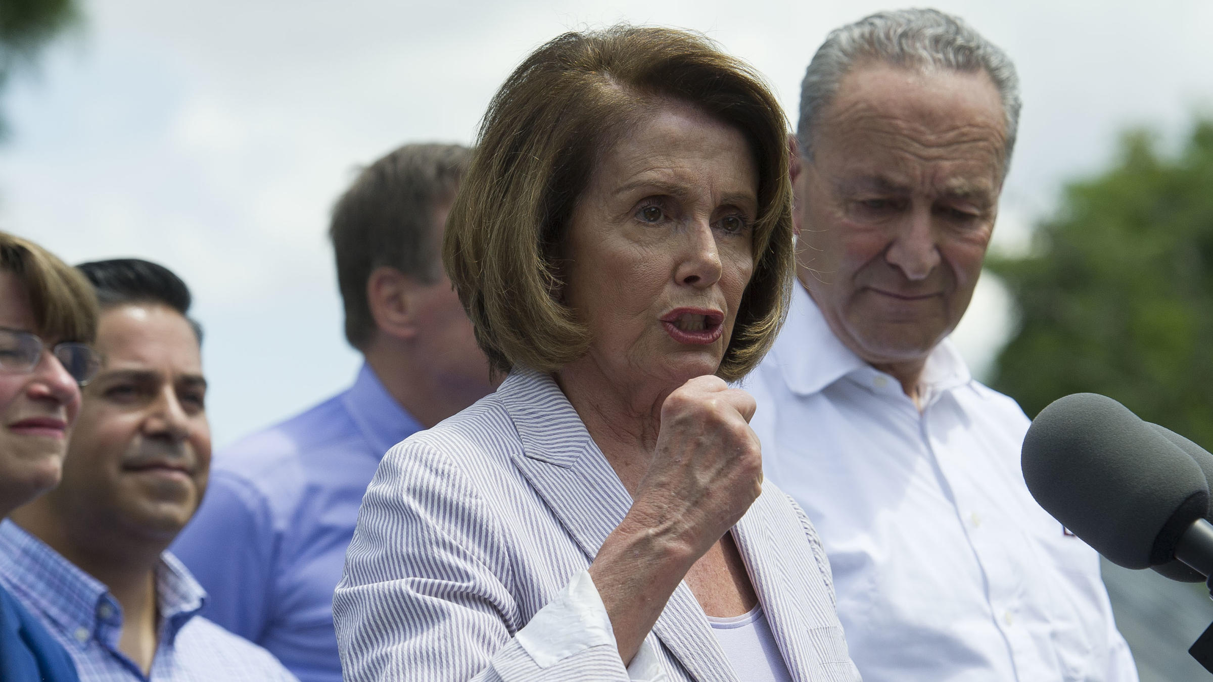 House minority leader Nancy Pelosi in Berryville, VA//AP