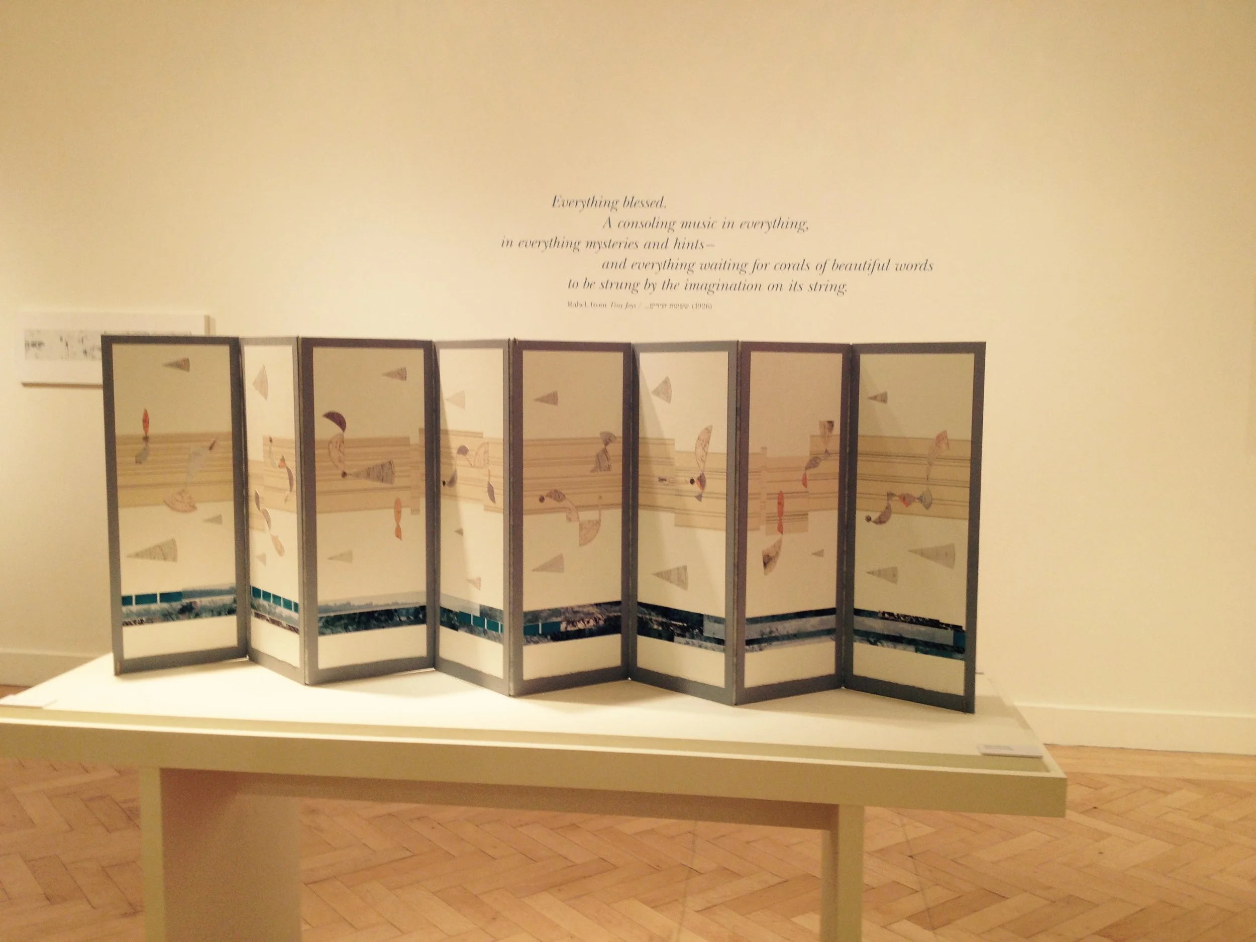 Photo of a work by Lynn Avedenka which was on view at the YU Museum