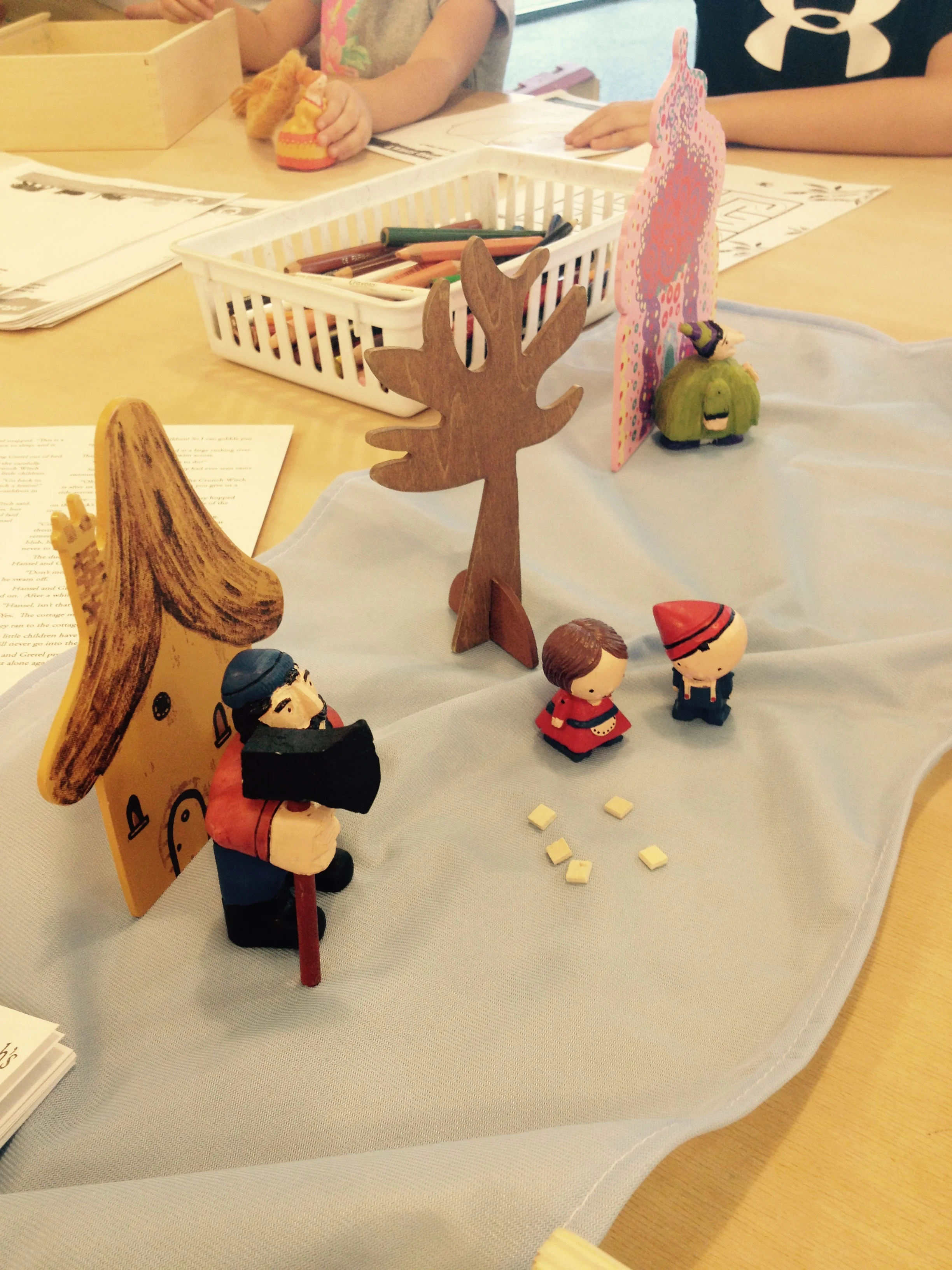 Steve Light/ Guidcraft storyboxes. This is Hansel and Gretel