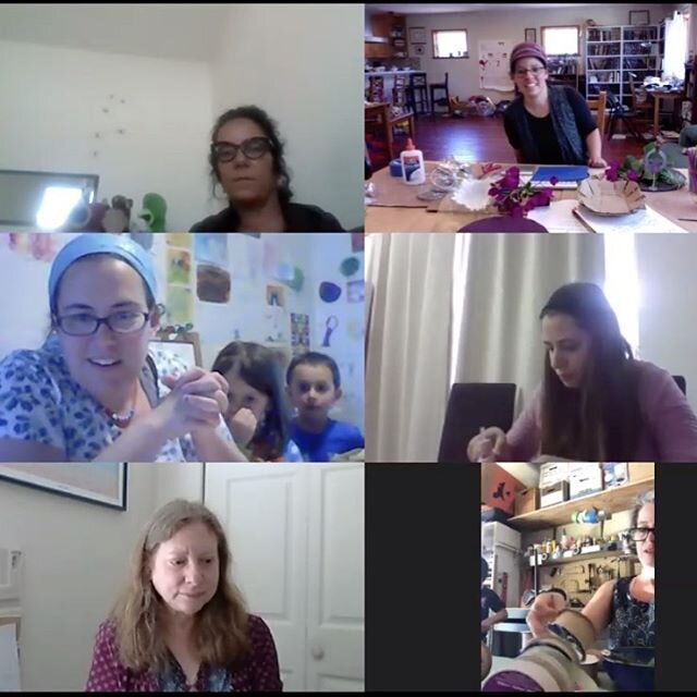 Revelation creation this Sunday with a community of lovely people of all ages hailing from around the US was a delightful way to deepen our approach towards Shavuot. If you&rsquo;d like to join us post-facto by creating and learning along with the re