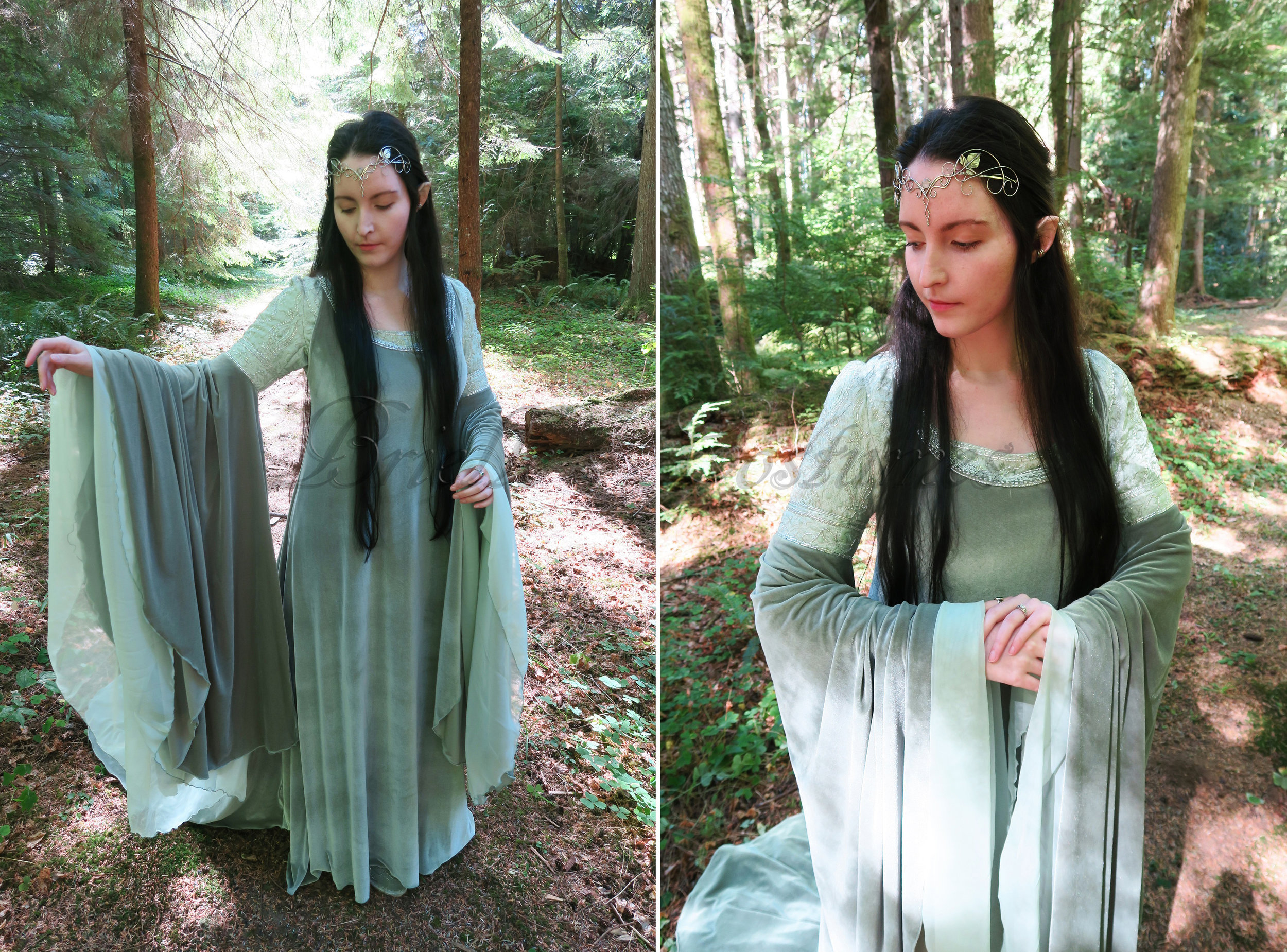 Elves - Brielle Costumes. lord of the rings elven dresses. 