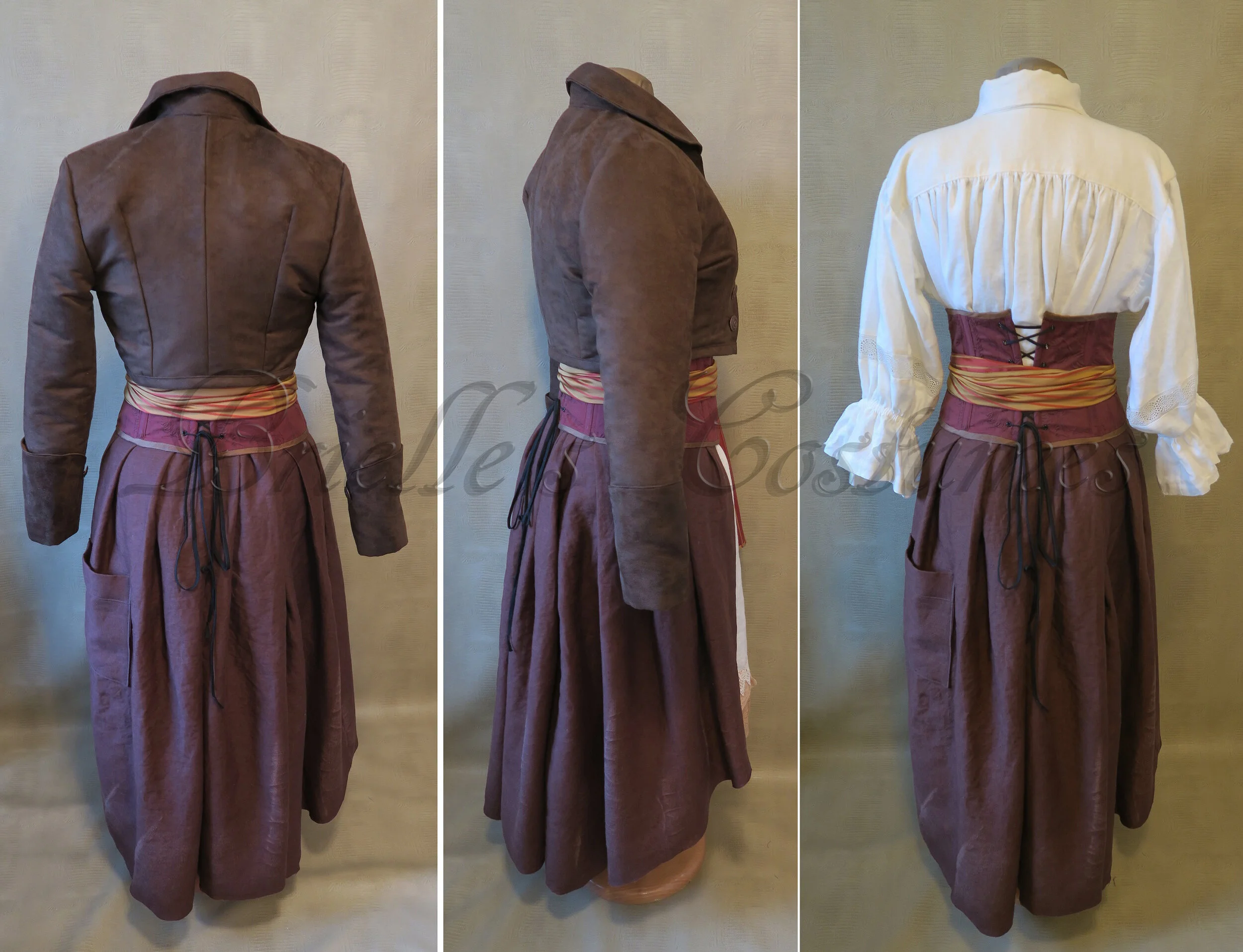 female pirate coat