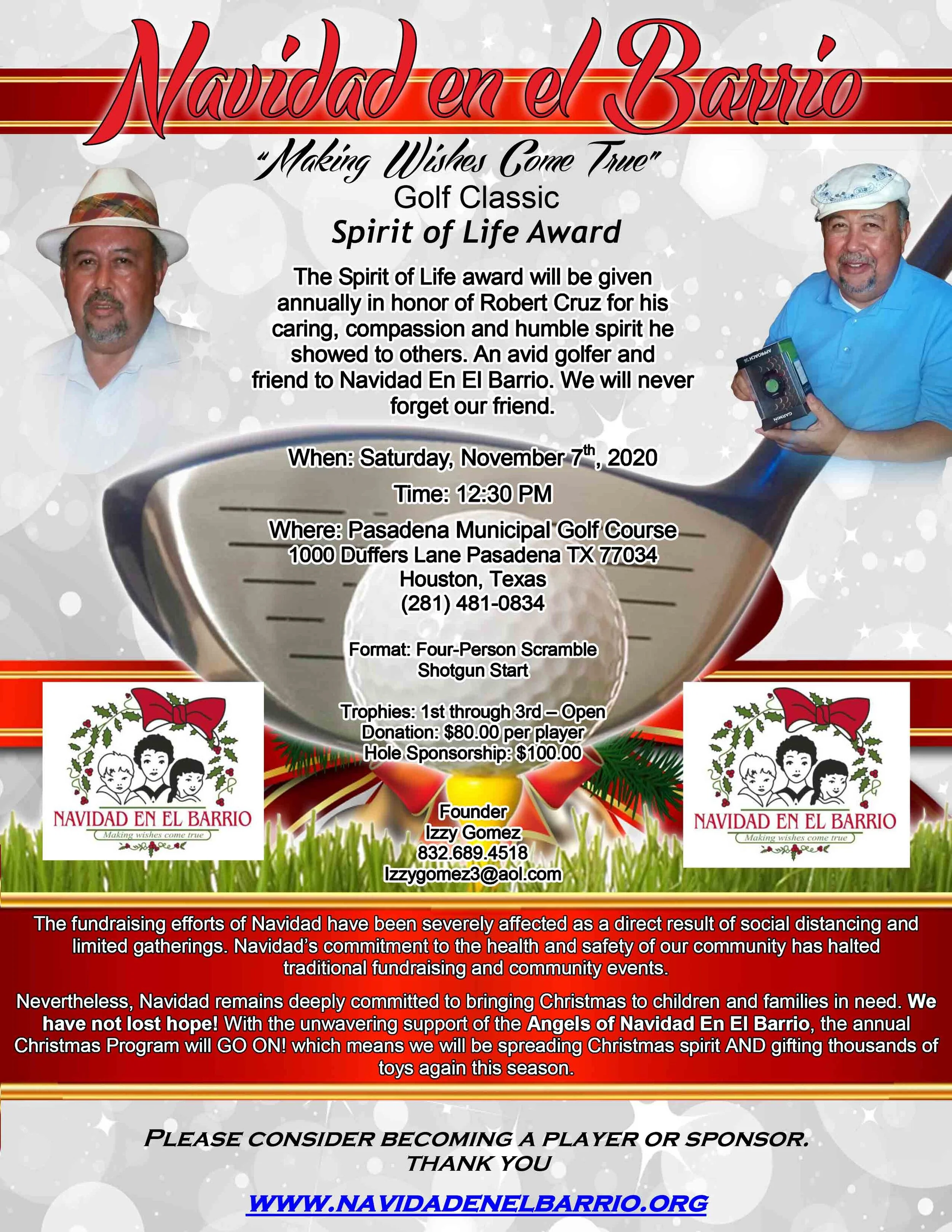 Navidad en el Barrio Golf Classic 2020
