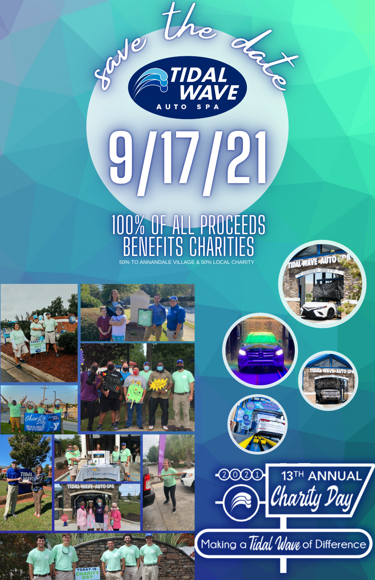 Charity Day 9-17-2021 @Tidal Wave Auto Spa
