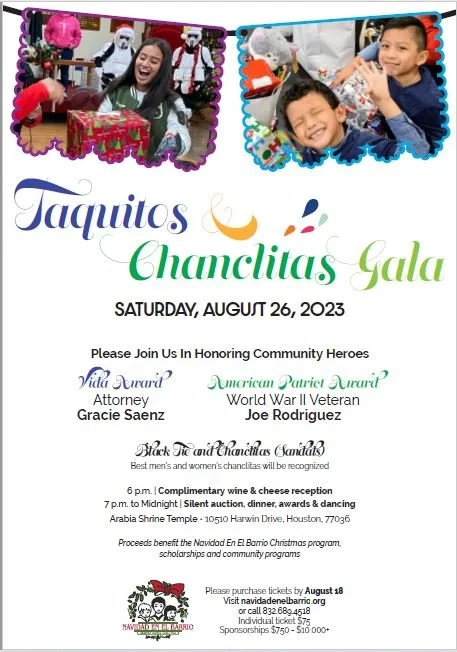 Taquitos &amp; Chanclitas Gala 2023