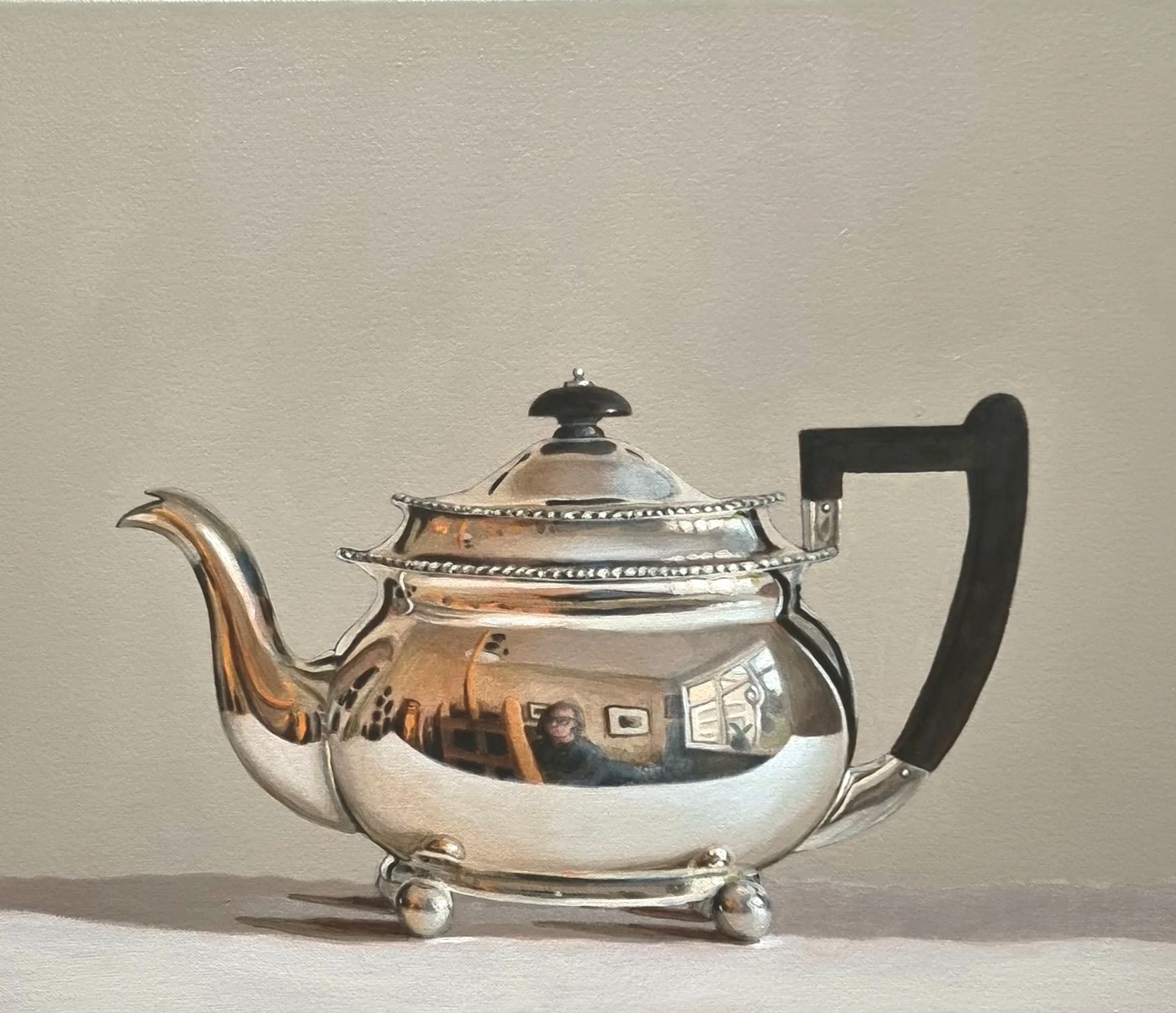 Silver Tea, 35cm x 45cm, sold