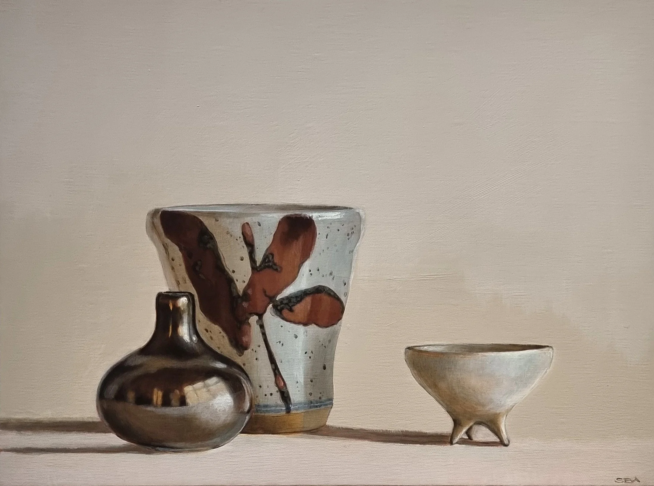 Pottery Vessel, 30cm x 40cm , sold