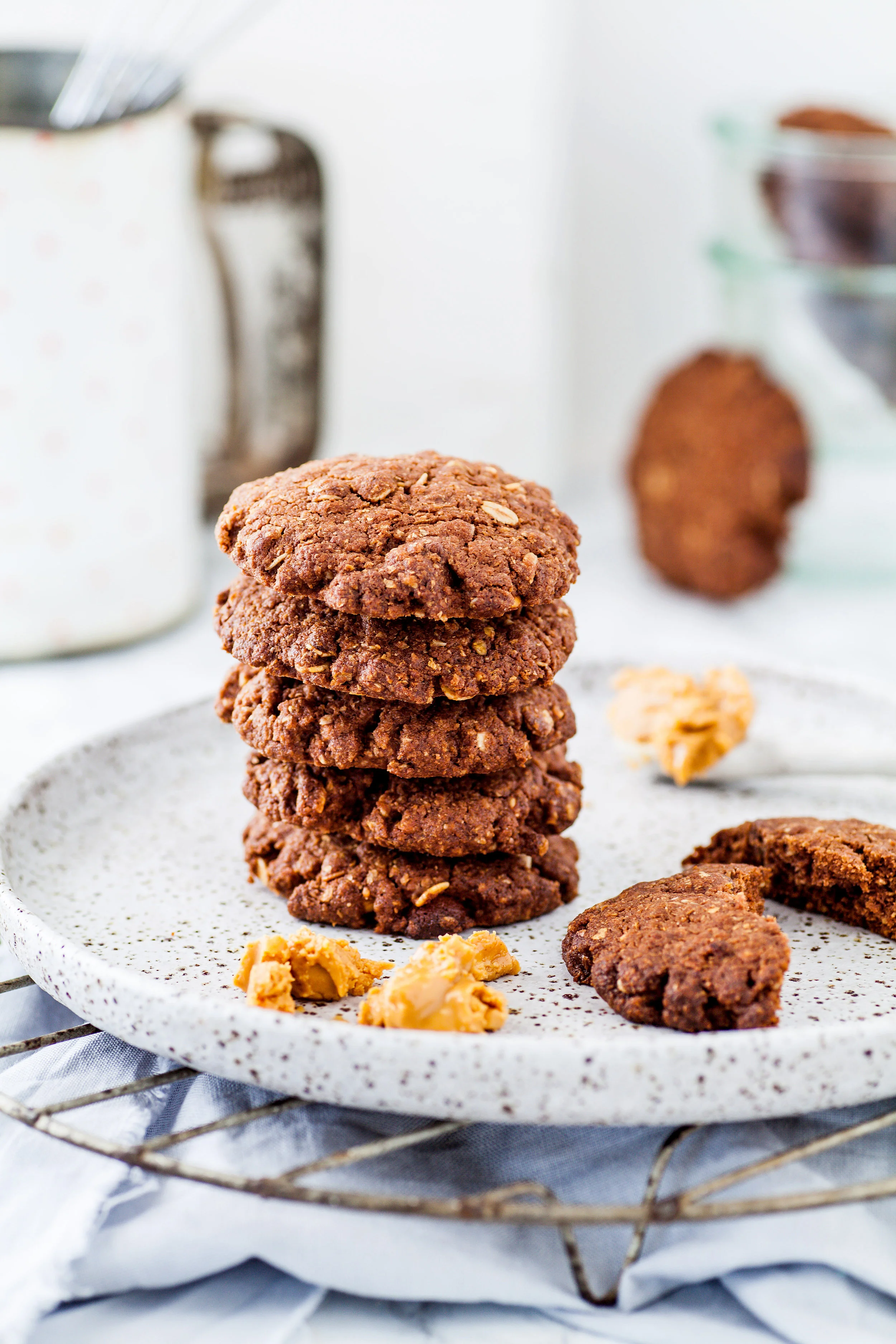 Double Chocolate Peanut Butter Cookies Dairy Free — The Whimsical