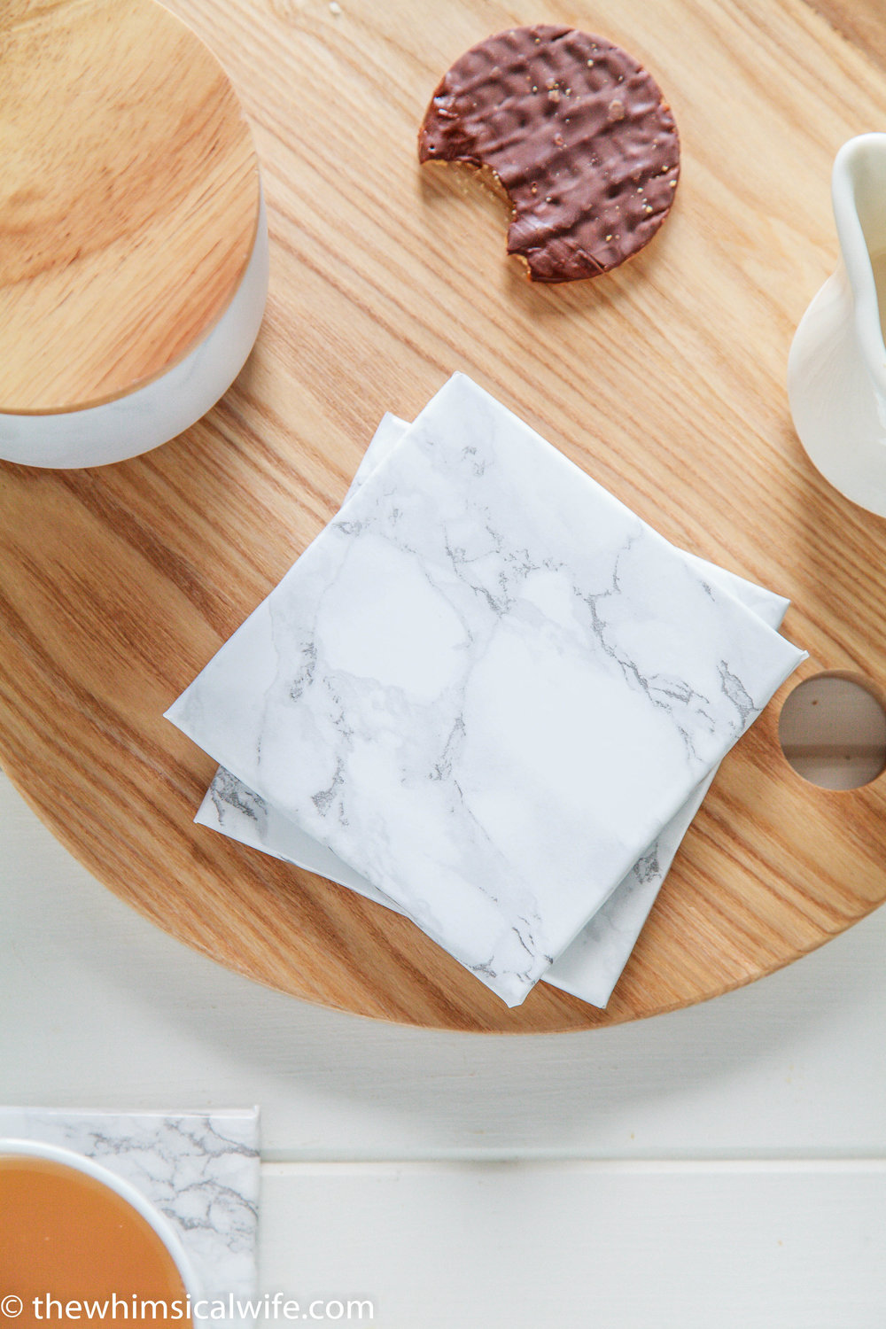 Diy Marble Coaster Hack Video The Whimsical Wife Cook Create Decorate