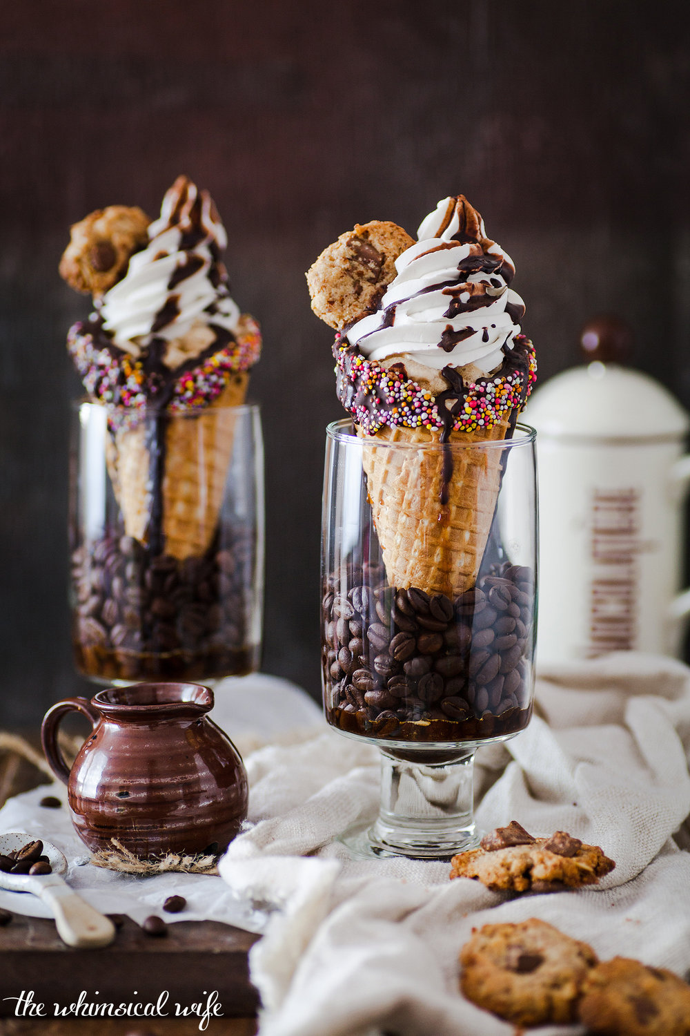 Homemade Coconut Waffle Cones - Southern Kissed