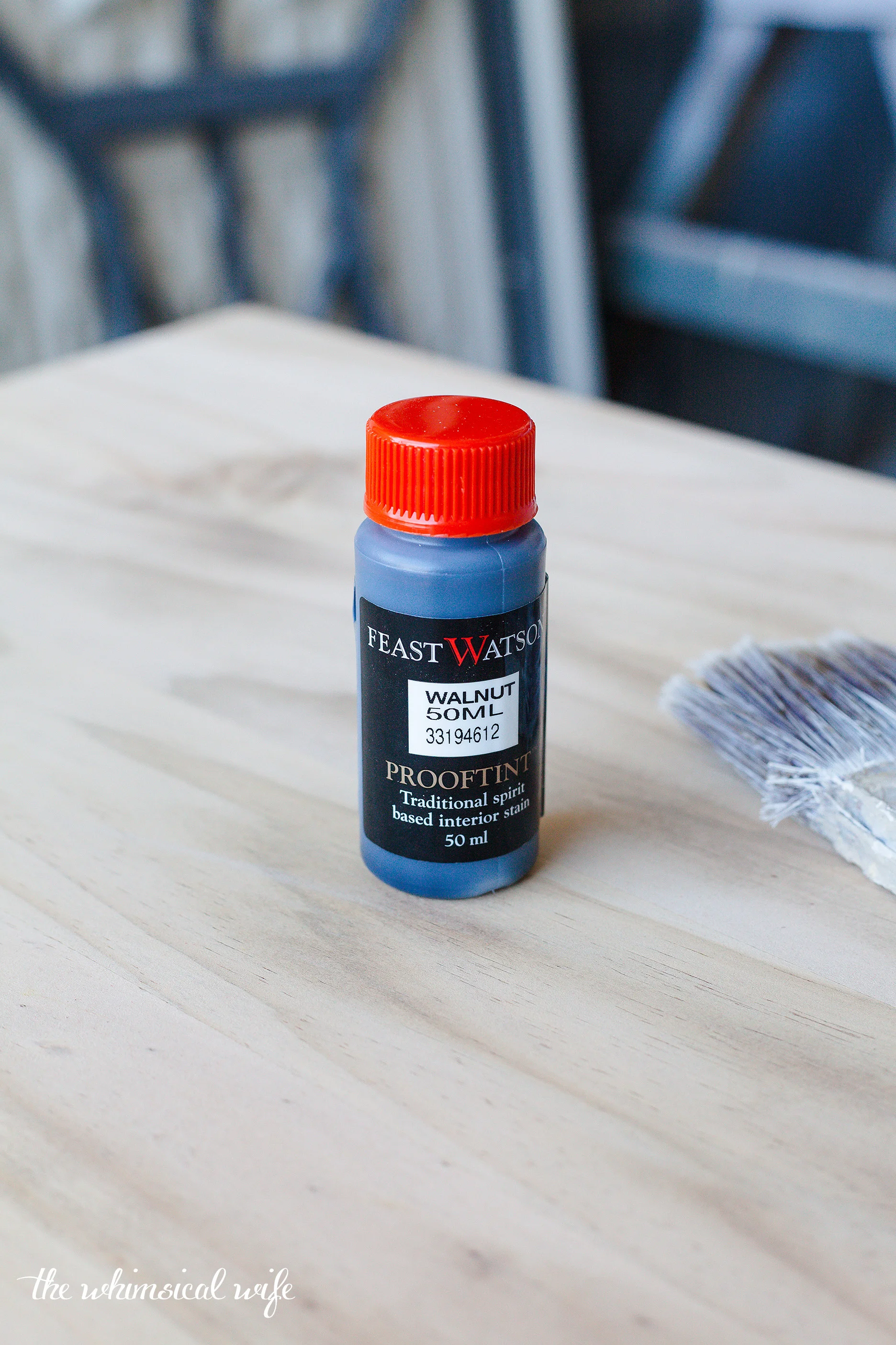 Mid Century Hall Table Makeover