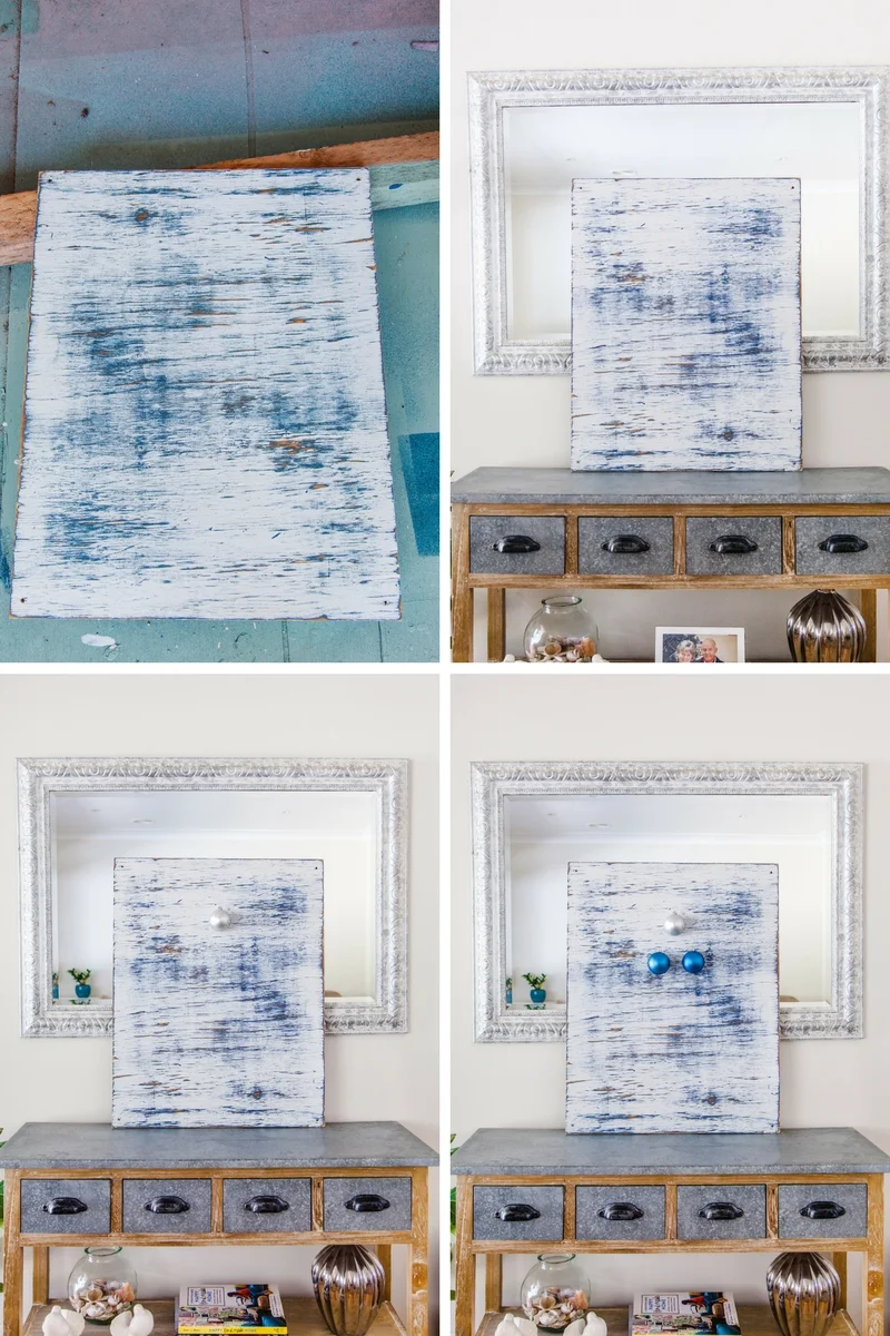 How To Make A Bauble Christmas Tree Board