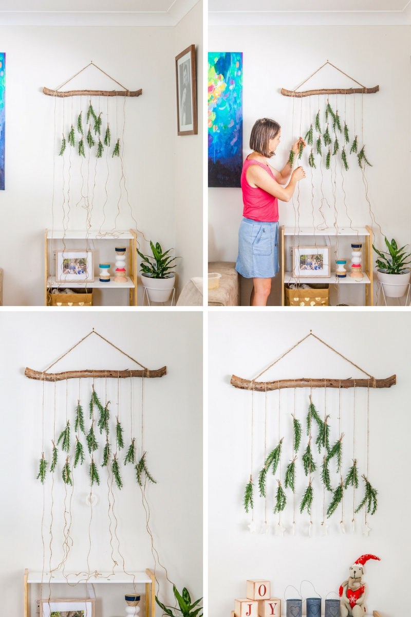 Diy Boho Christmas Tree Wall Hanging — The Whimsical Wife | Cook | Create |  Decorate