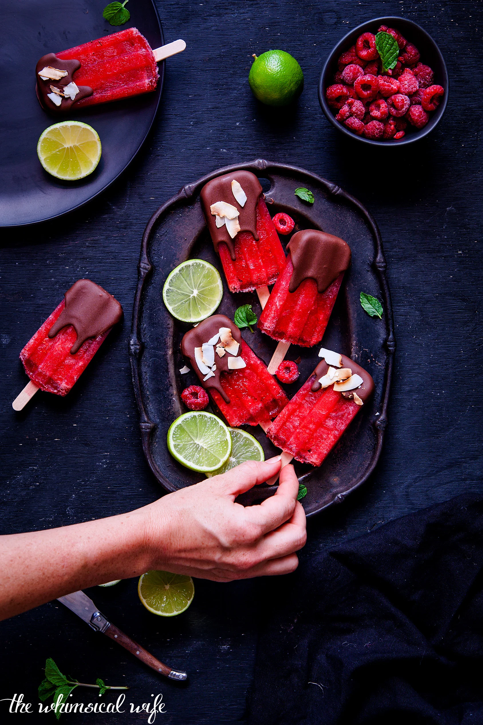 Sneaky Raspberry Probiotic Popsicles {Dairy, Gluten, Nut & Egg Free}