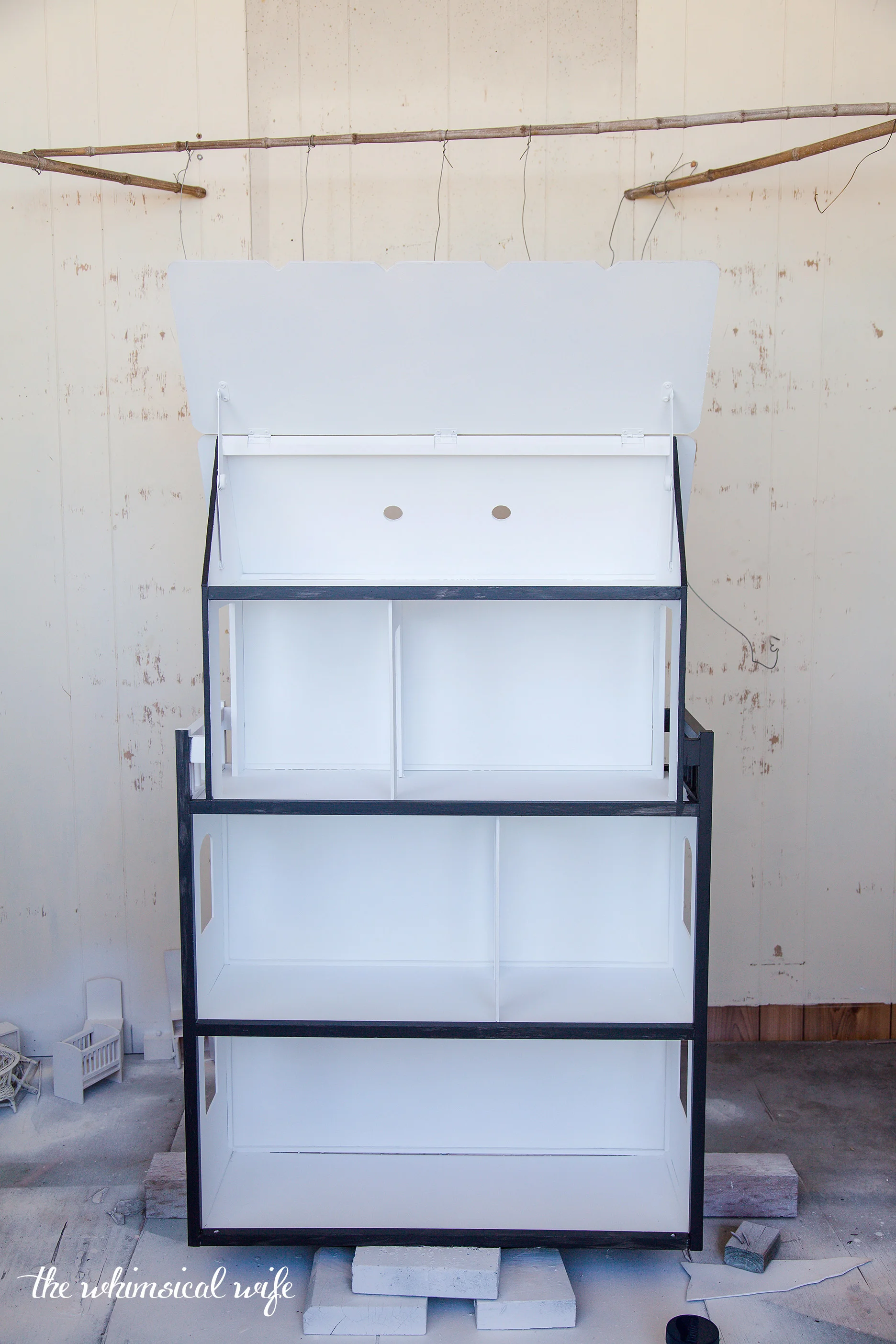 My Fixer Upper Style Dollhouse Makeover | The Whimsical Wife